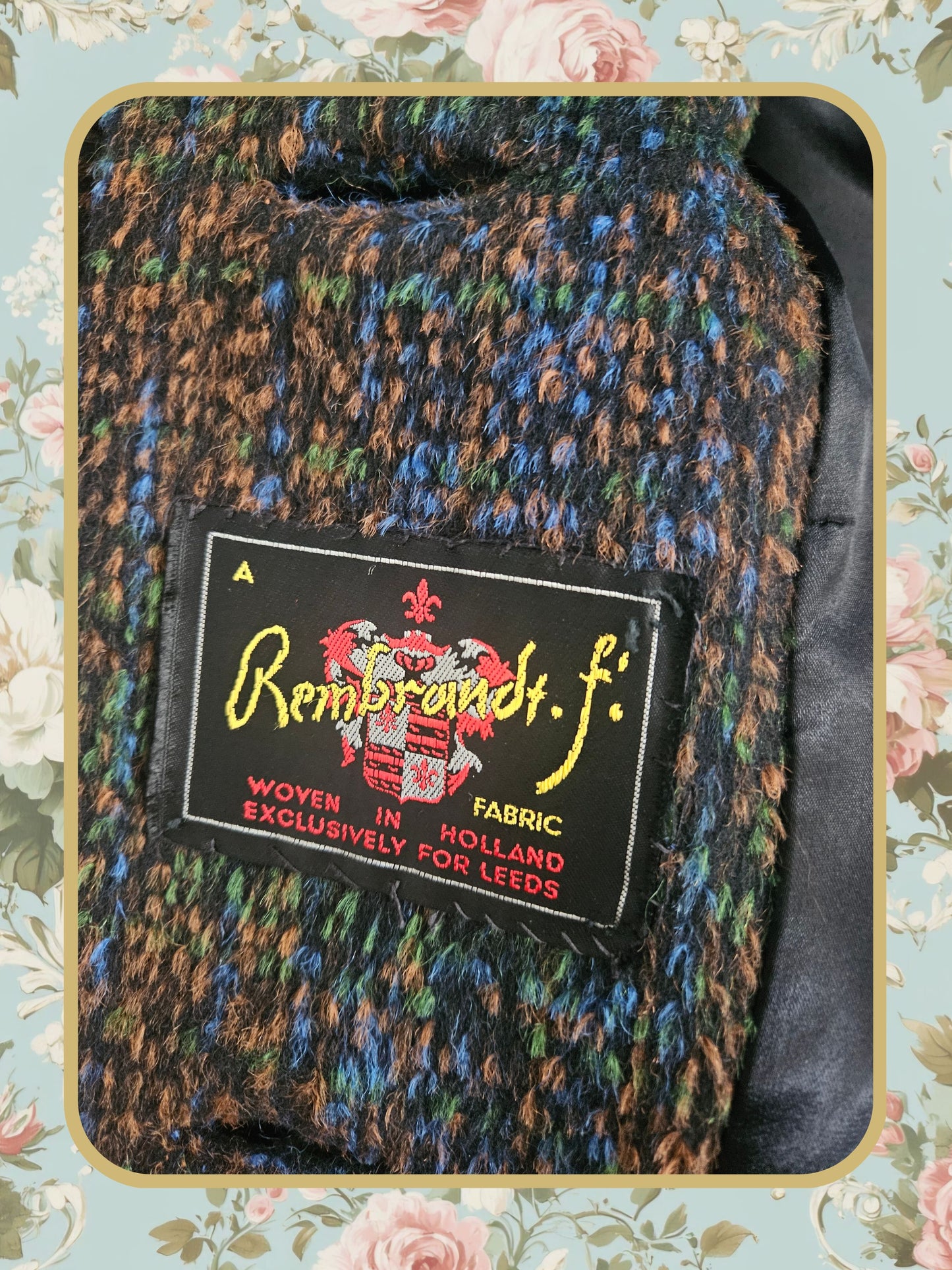 Vintage Tri-color Box Coat