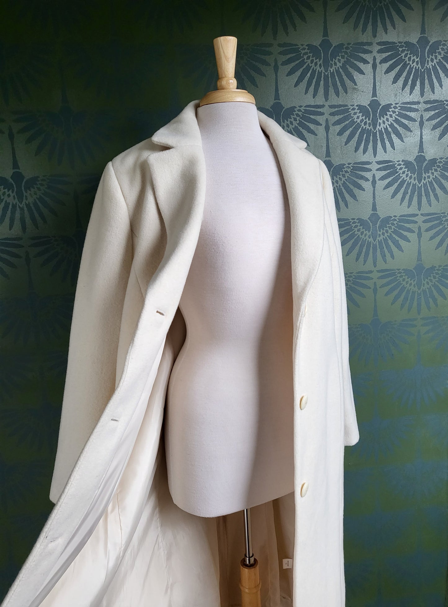 Chadwick's Ivory Wool Coat