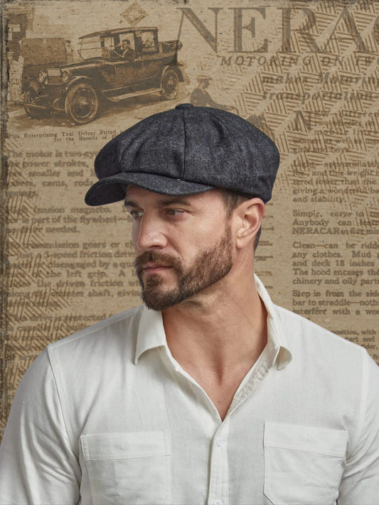 Newsboy Cap - Charcoal