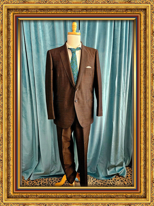 Style 8033 - Vintage "Louis Roths" Chocolate Brown Suit