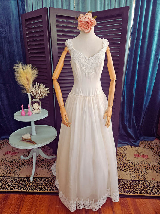 Vintage Ivory Ball Gown