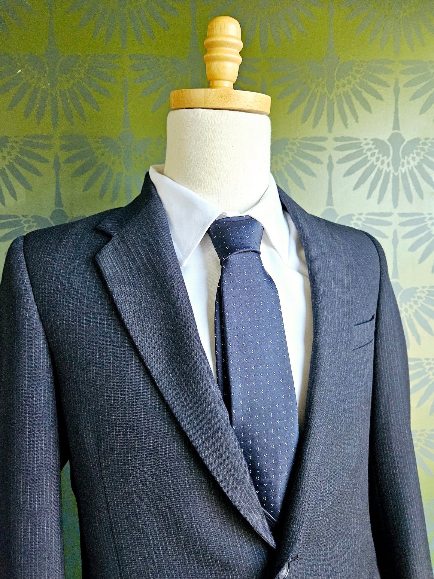 STYLE 8010 - Navy Pinstripe Suit