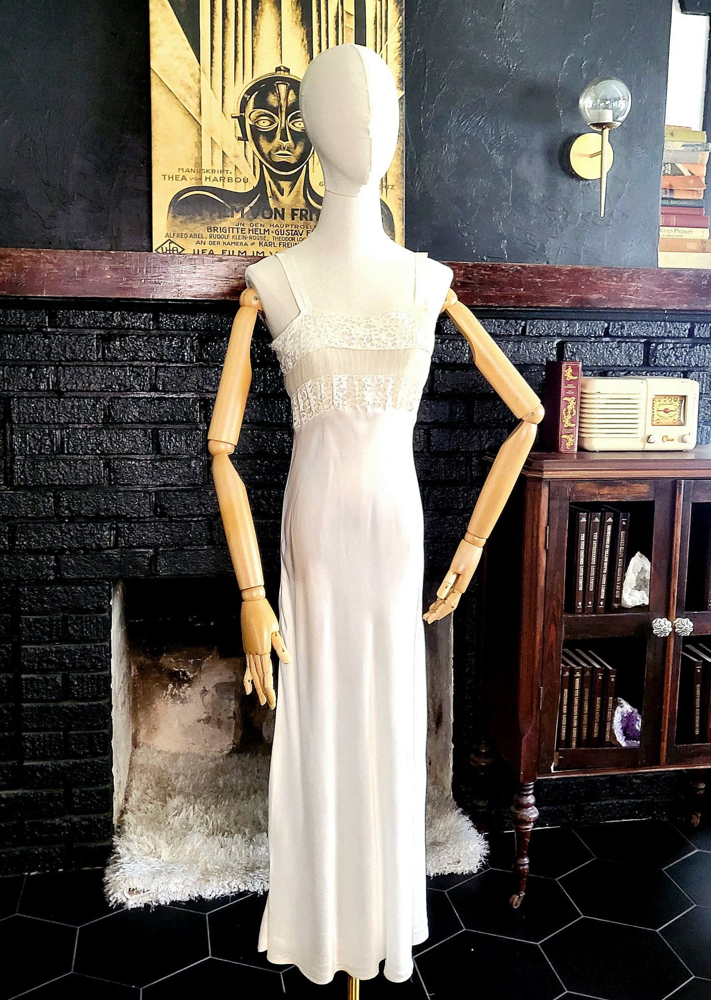 STYLE 6001 - Vintage 1950's Tula Ivory Bridal Peignoir Set