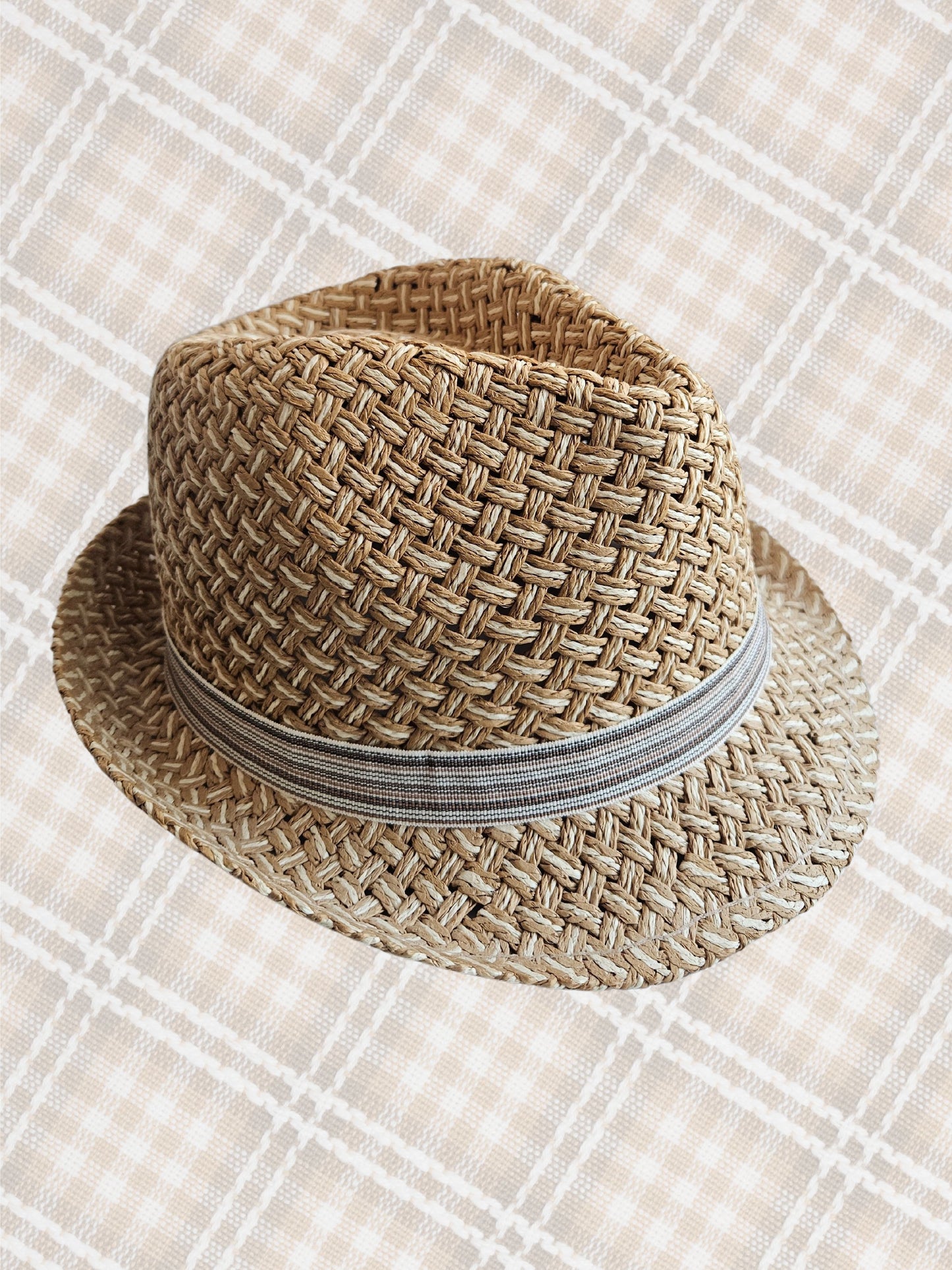 Retro Open Weave Trilby