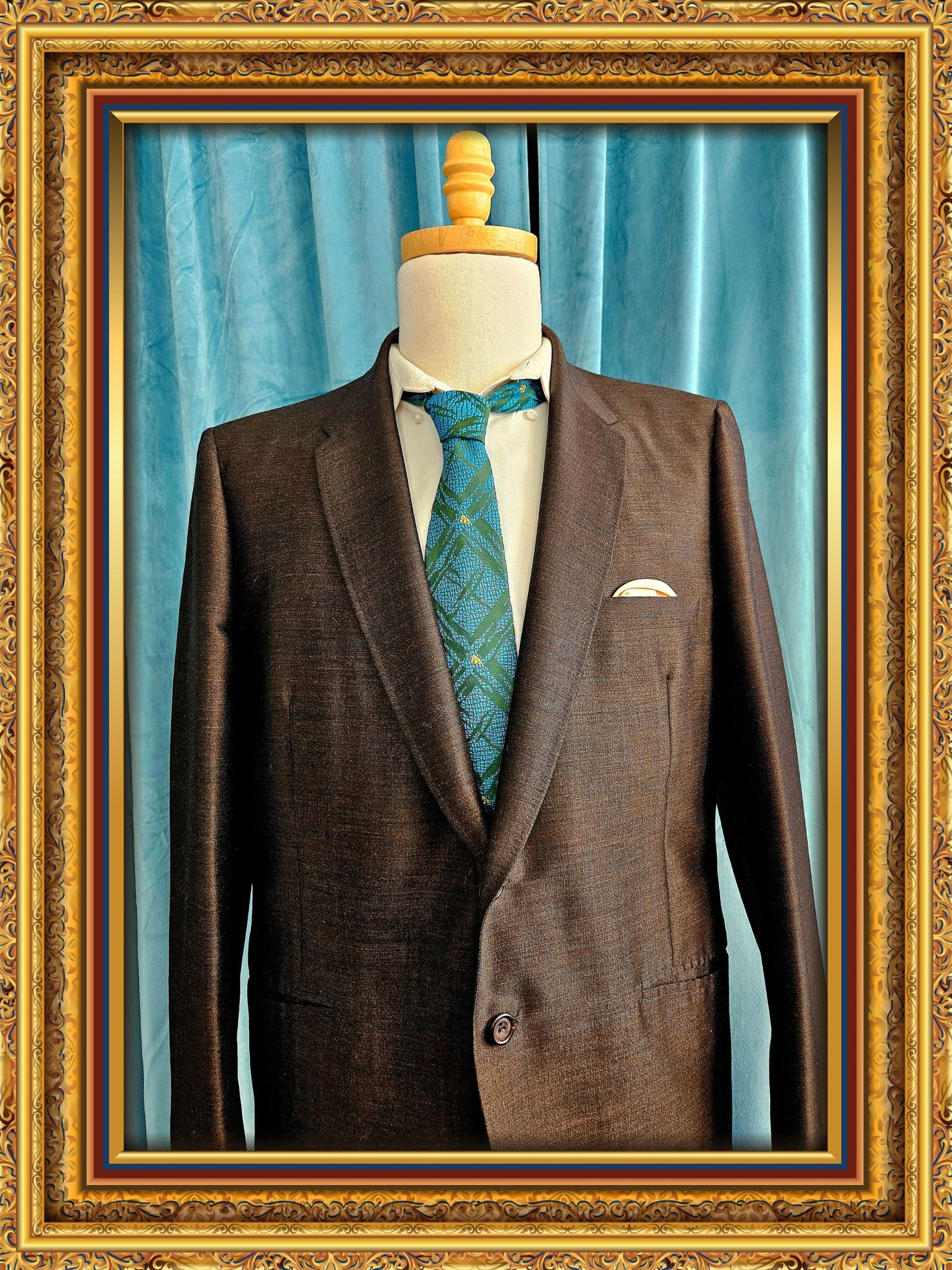 Style 8033 - Vintage "Louis Roths" Chocolate Brown Suit