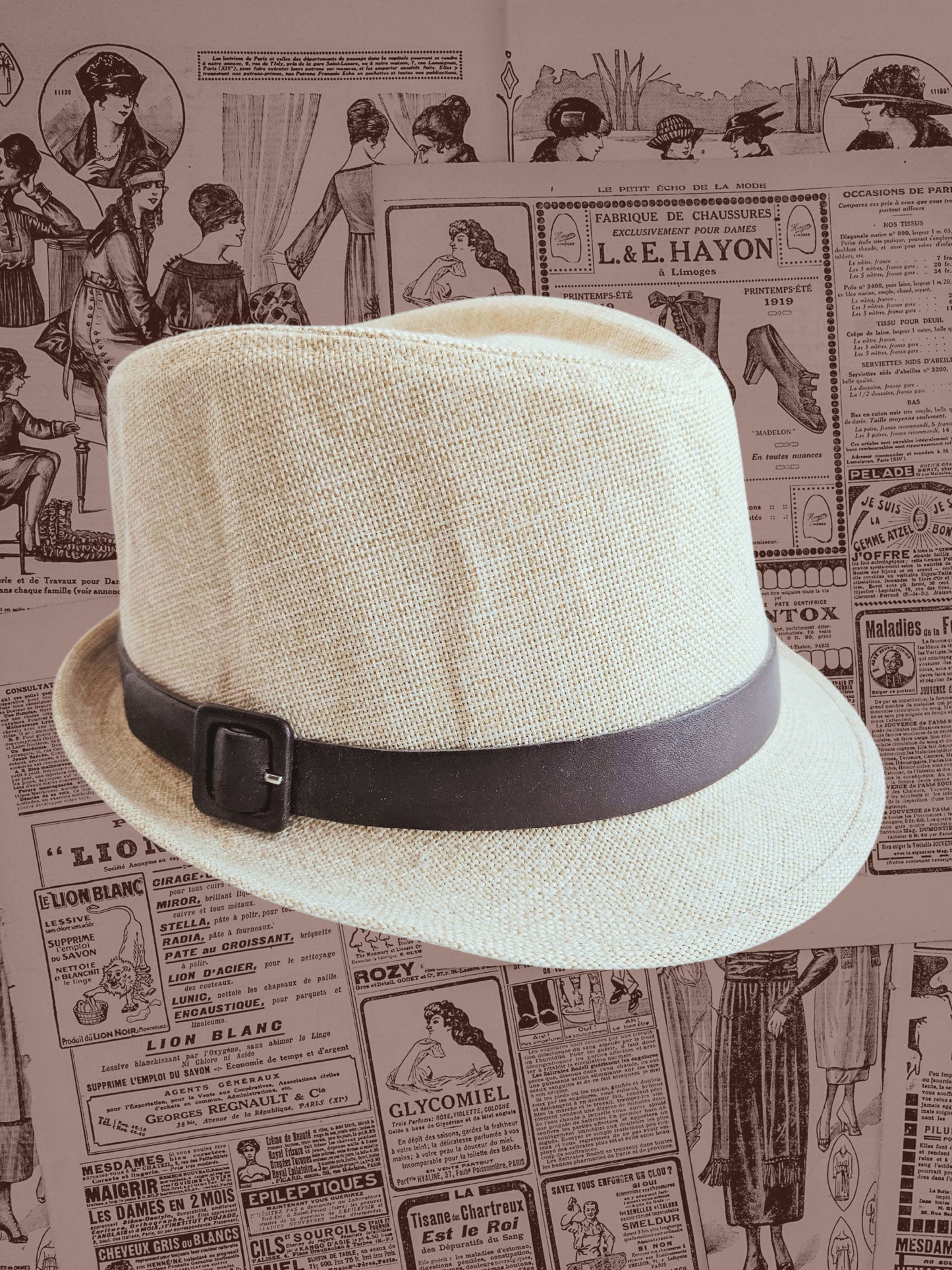 Retro Woven Trilby