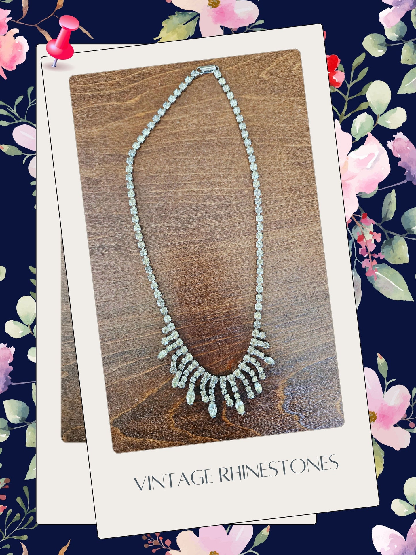 Vintage Rhinestone Necklace