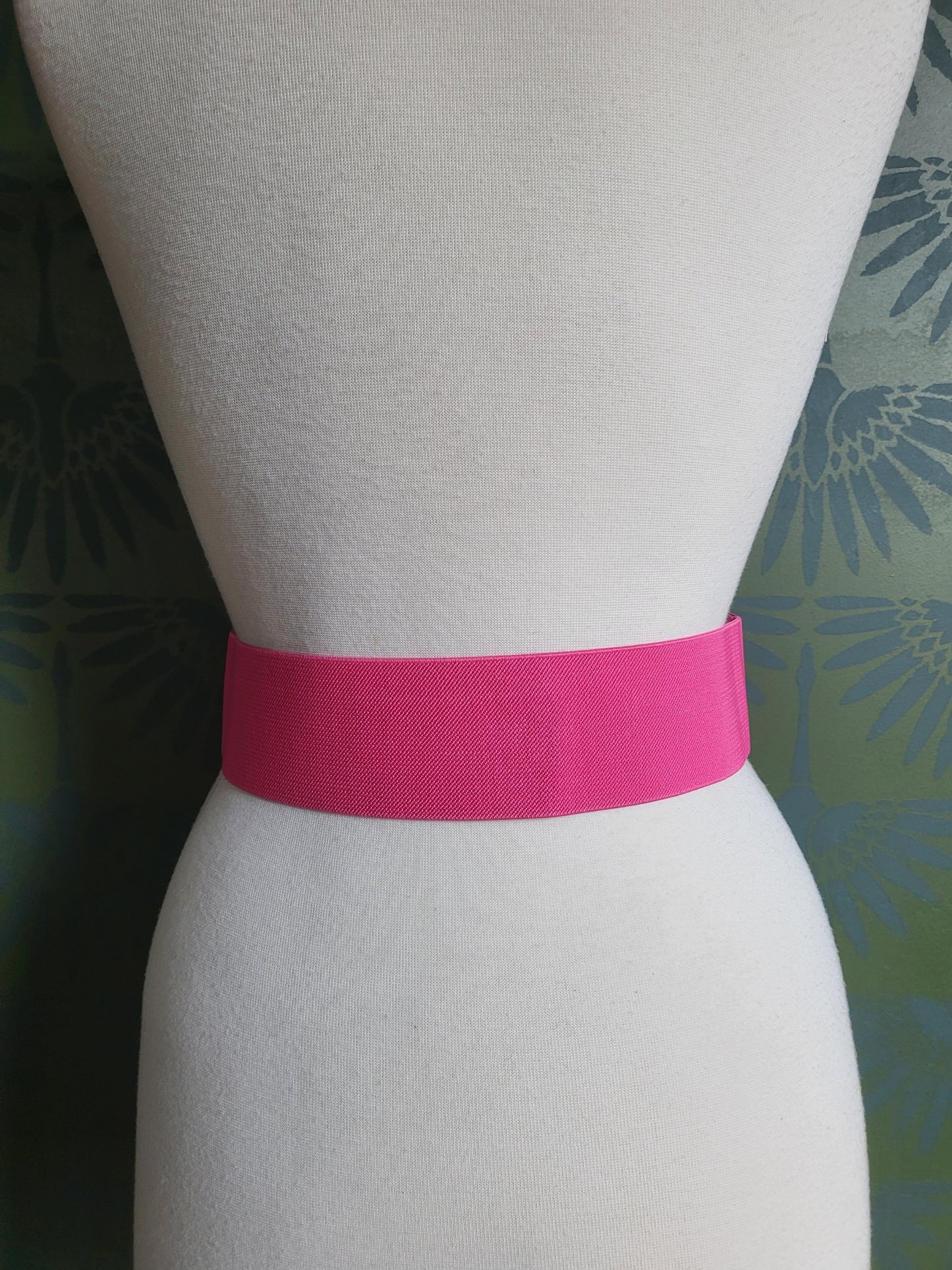 Wide Corset Belt - Fuchsia