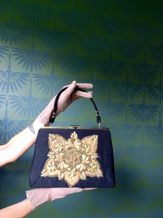 STYLE 2015 - Vintage 1950's "Sherry Gay" Embellished Handbag