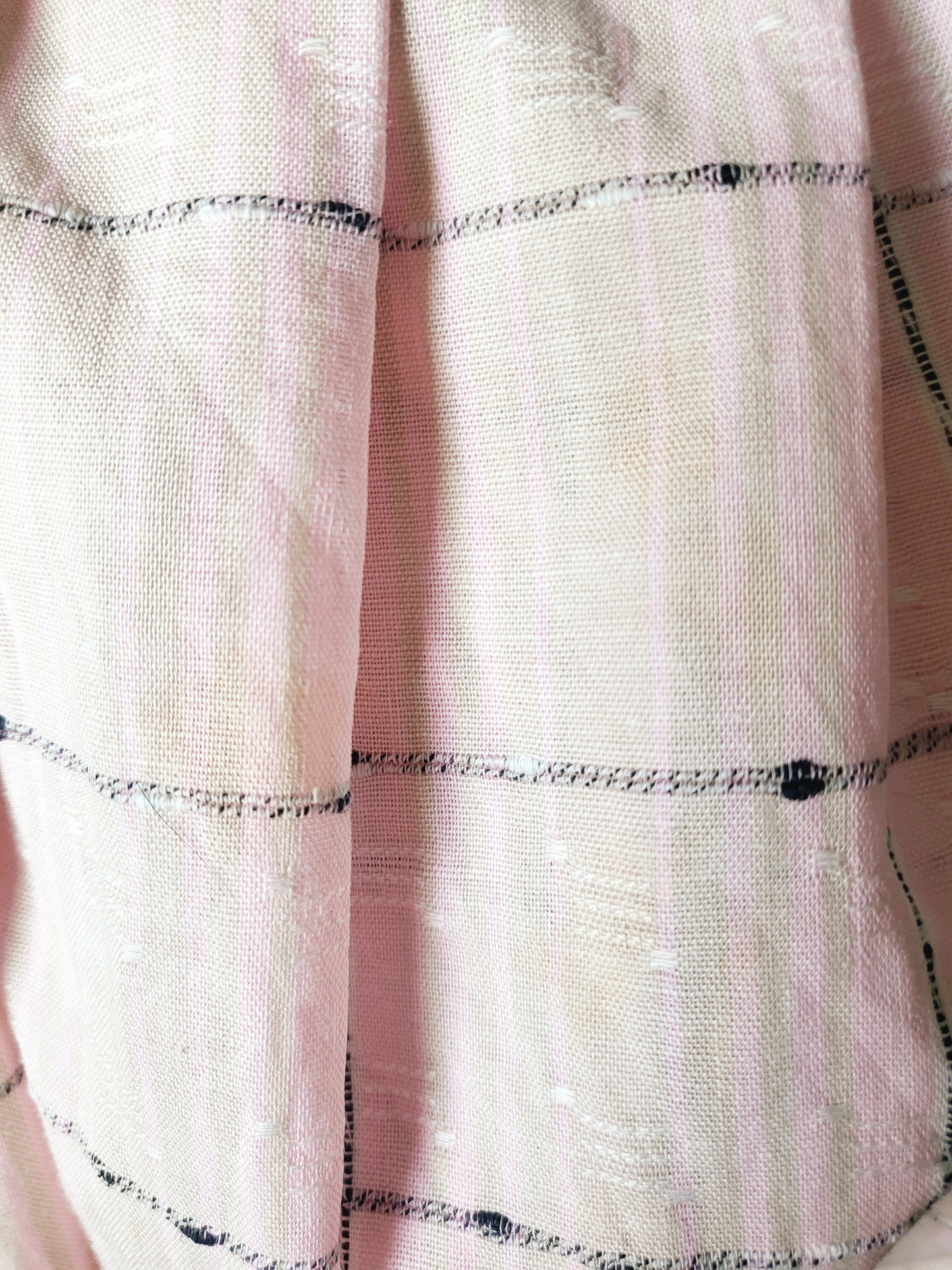 Vintage 1950's-1960's Pink Check Swing Skirt