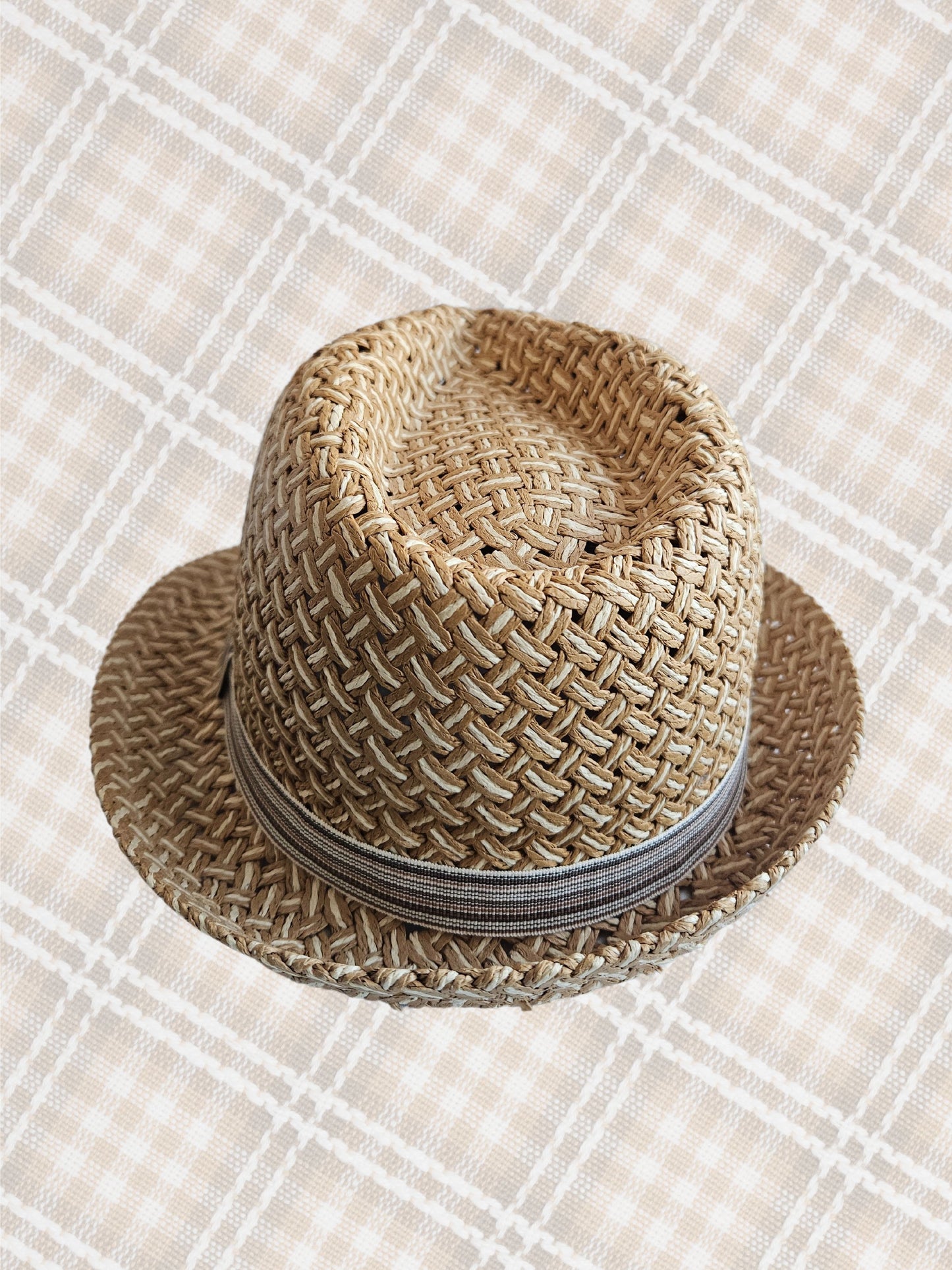 Retro Open Weave Trilby