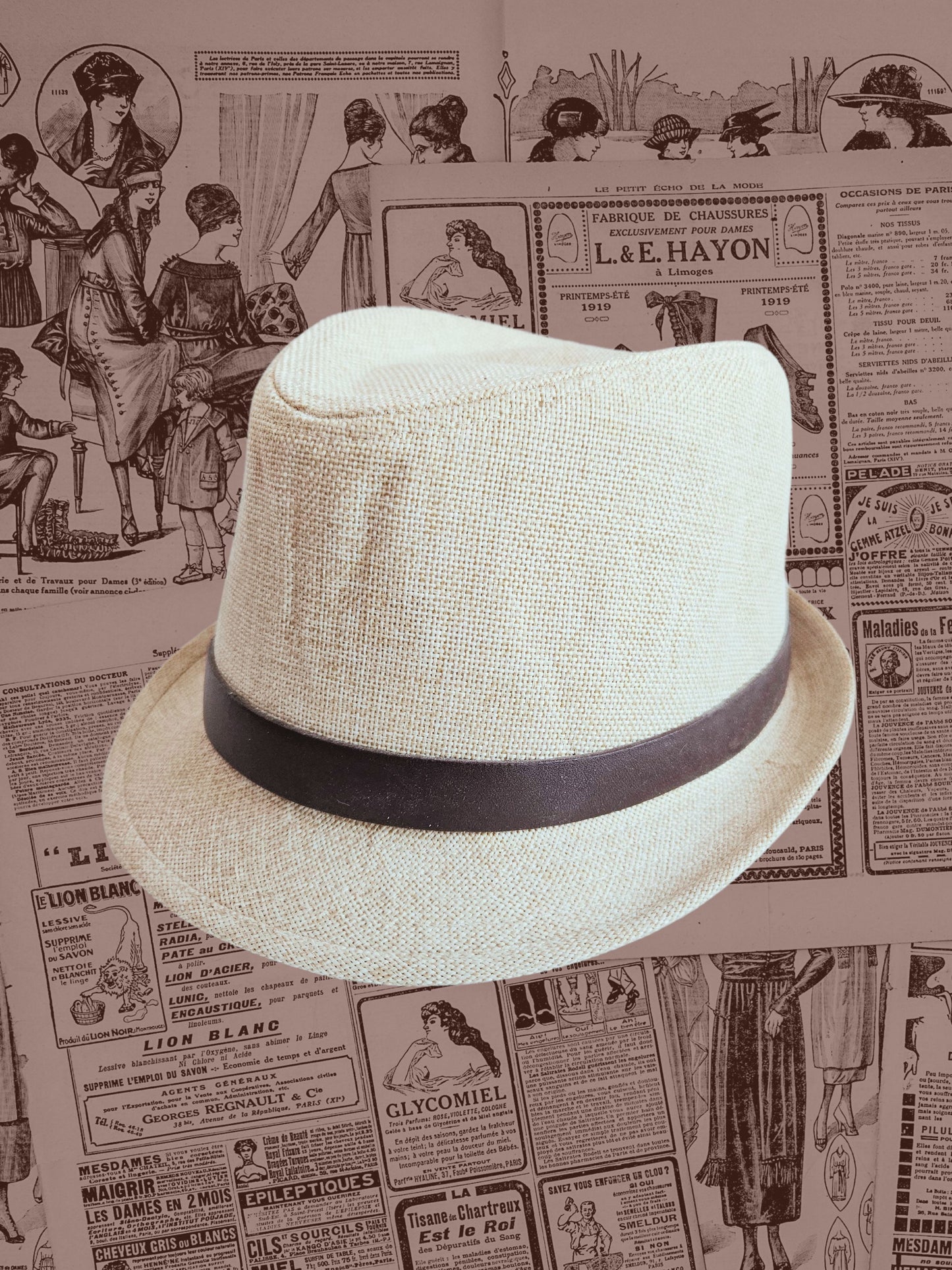 Retro Woven Trilby