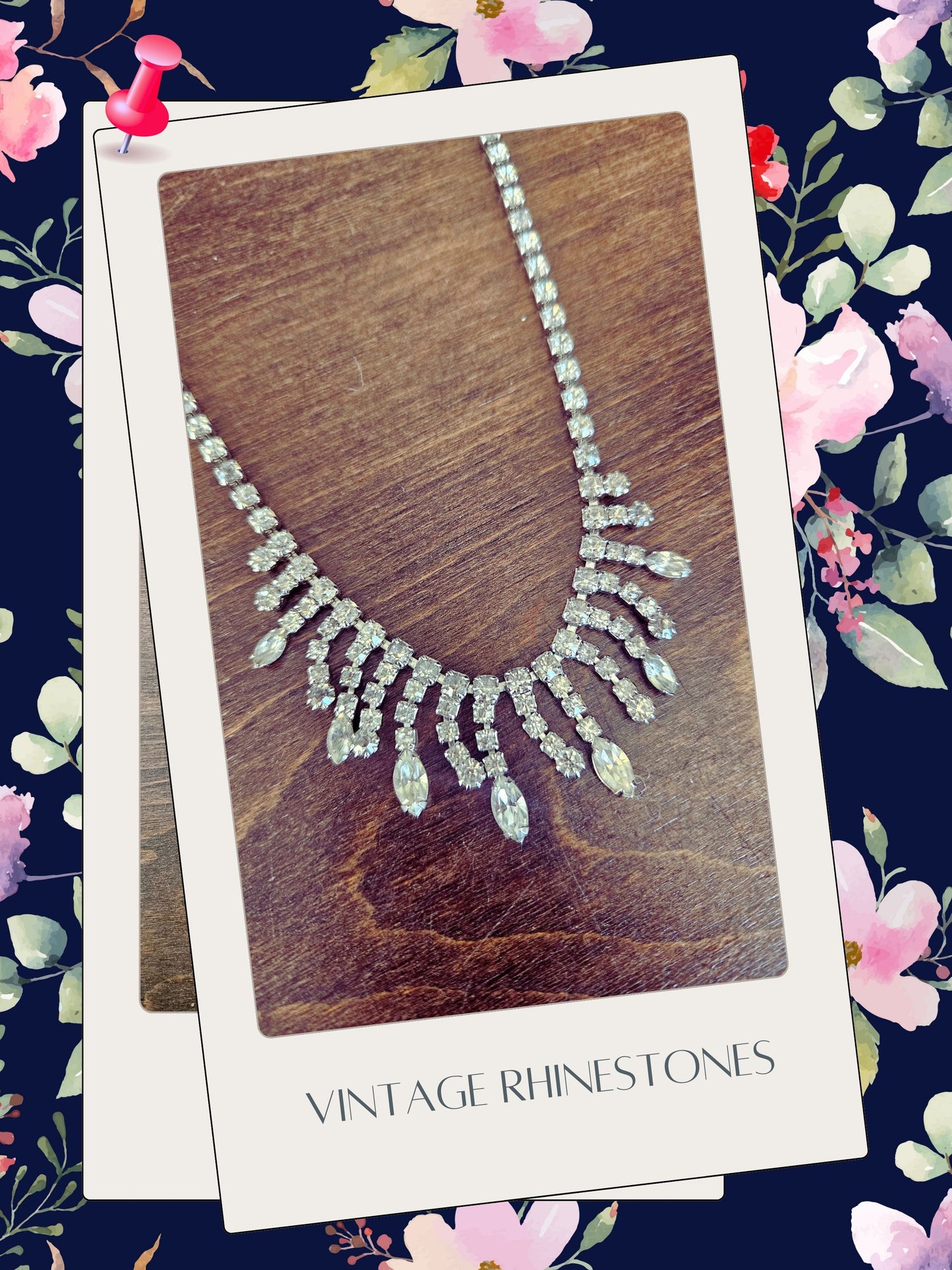 Vintage Rhinestone Necklace