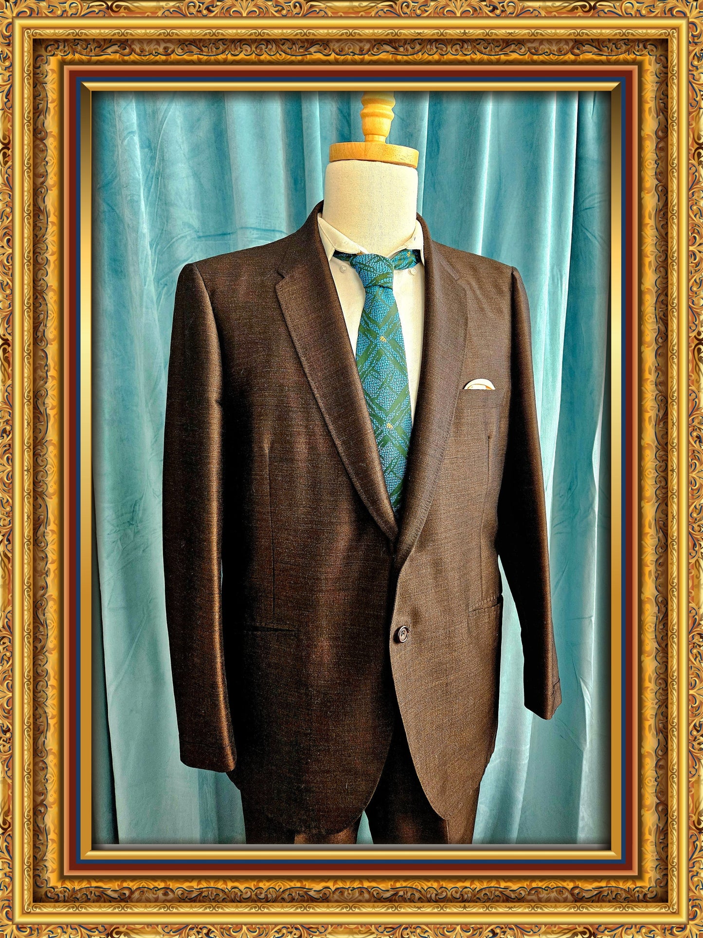 Style 8033 - Vintage "Louis Roths" Chocolate Brown Suit