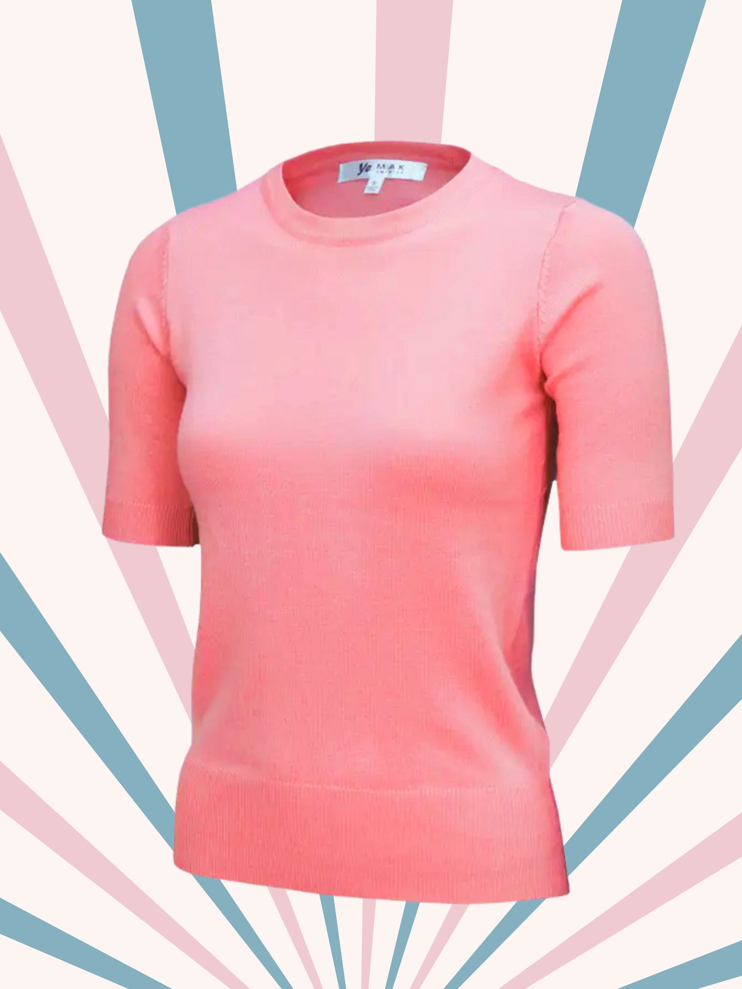 Pink Knit Pullover