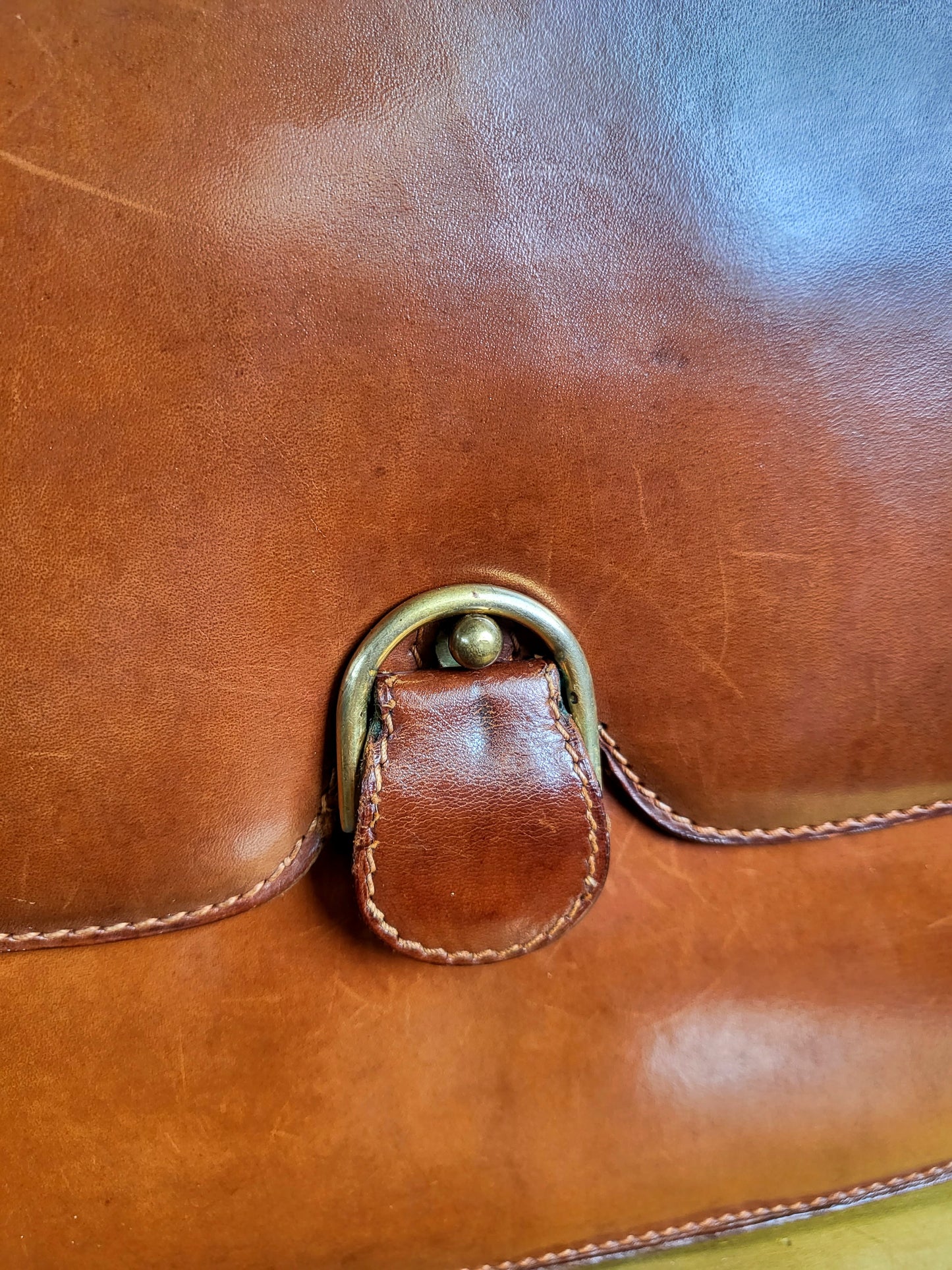 SOLD - Vintage Gucci Leather Handbag