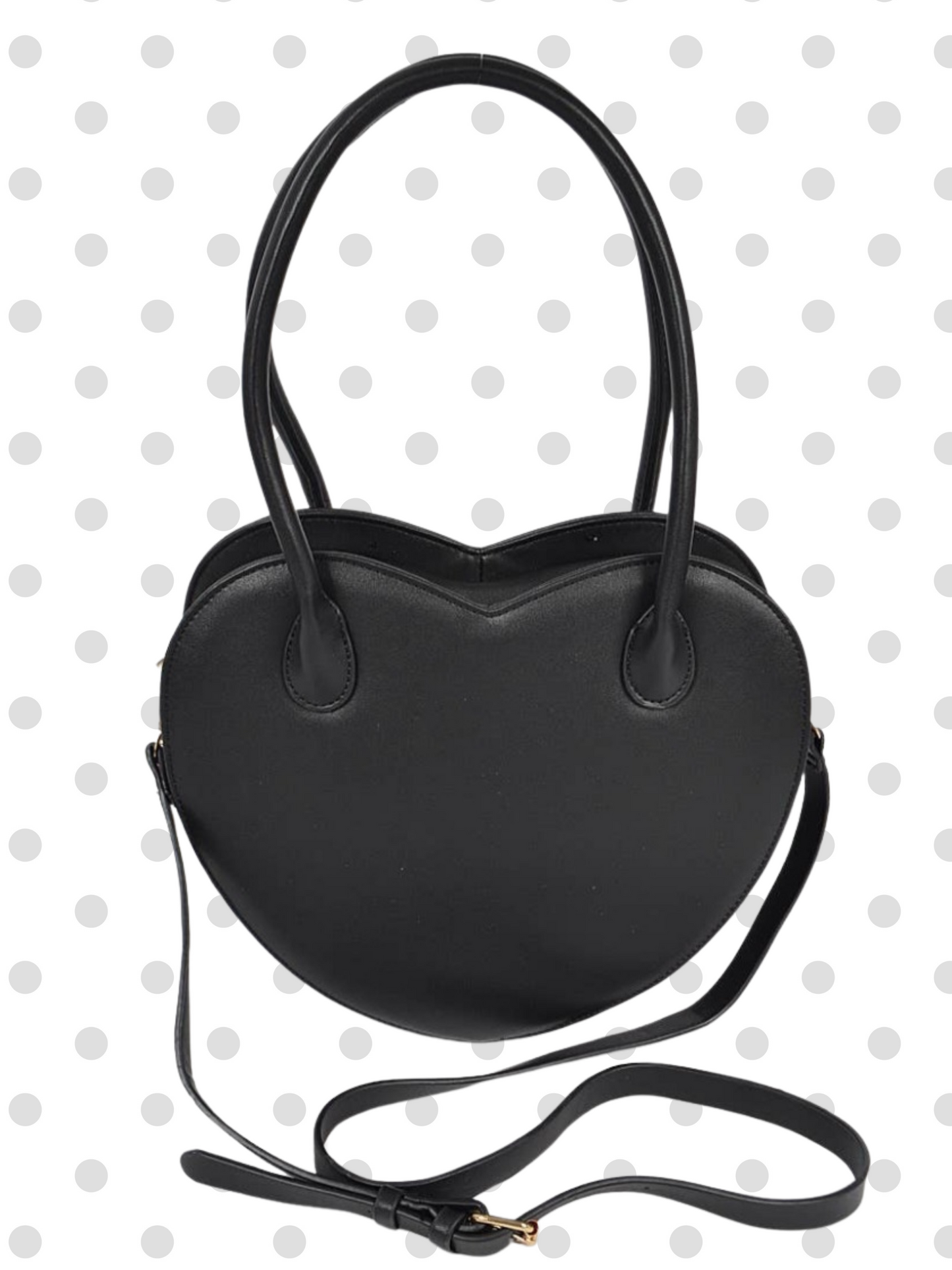 STYLE 2033 - Heart Shape Handbag (Black)