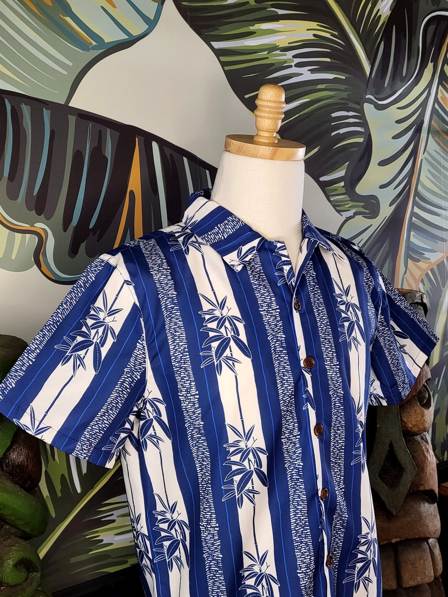 Mimosa Button Up - Blue Hawaiian