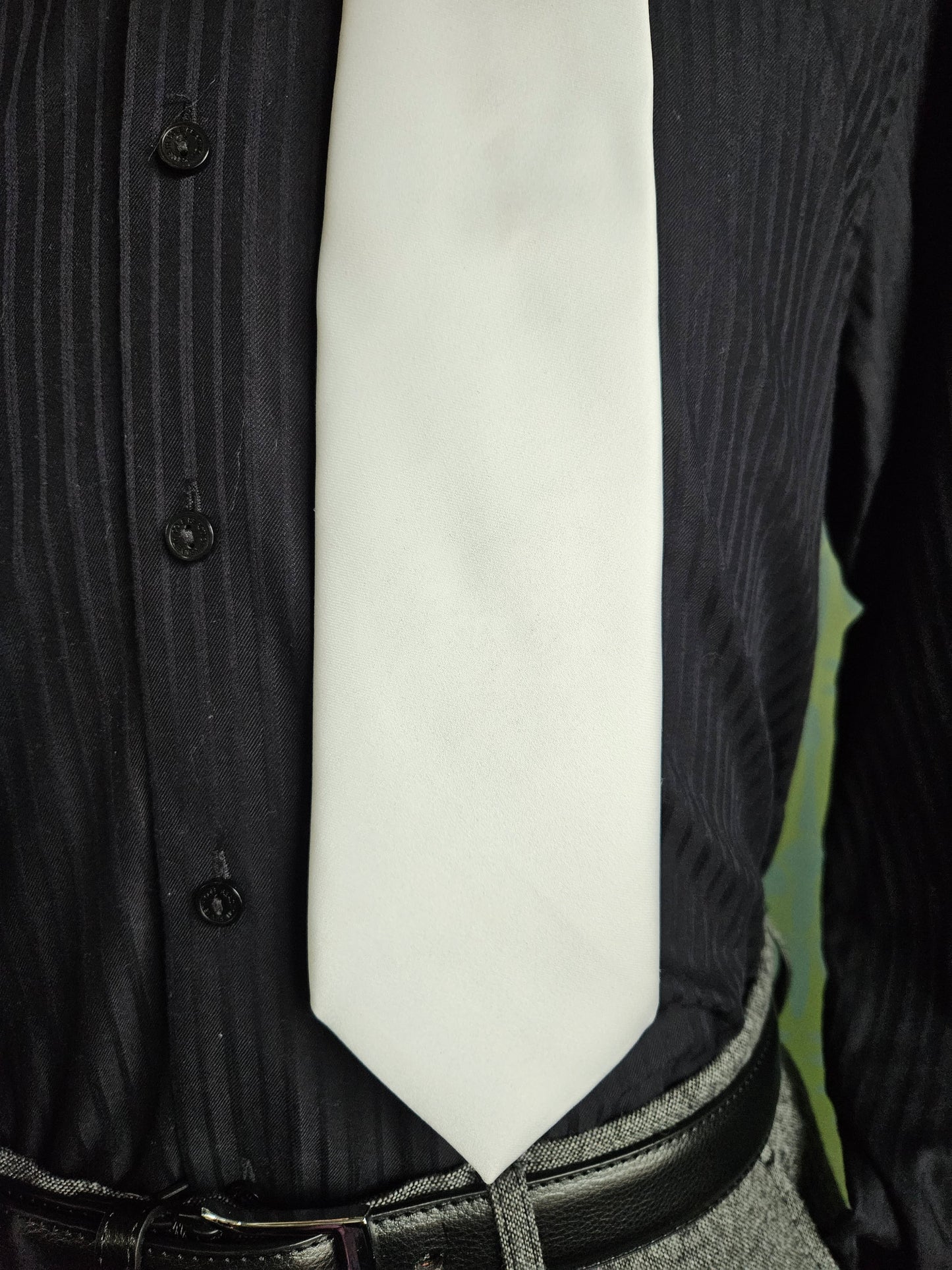 STYLE 3030 - "Joseph & Feiss" White Neck Tie