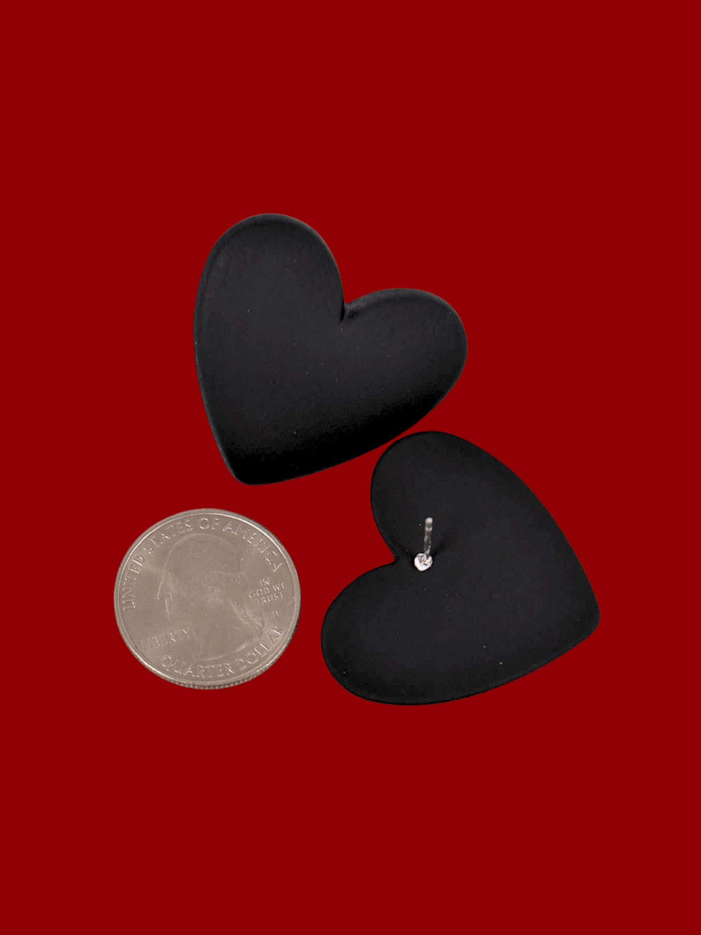 STYLE 7035 - Heart Stud Earring (Pierced)