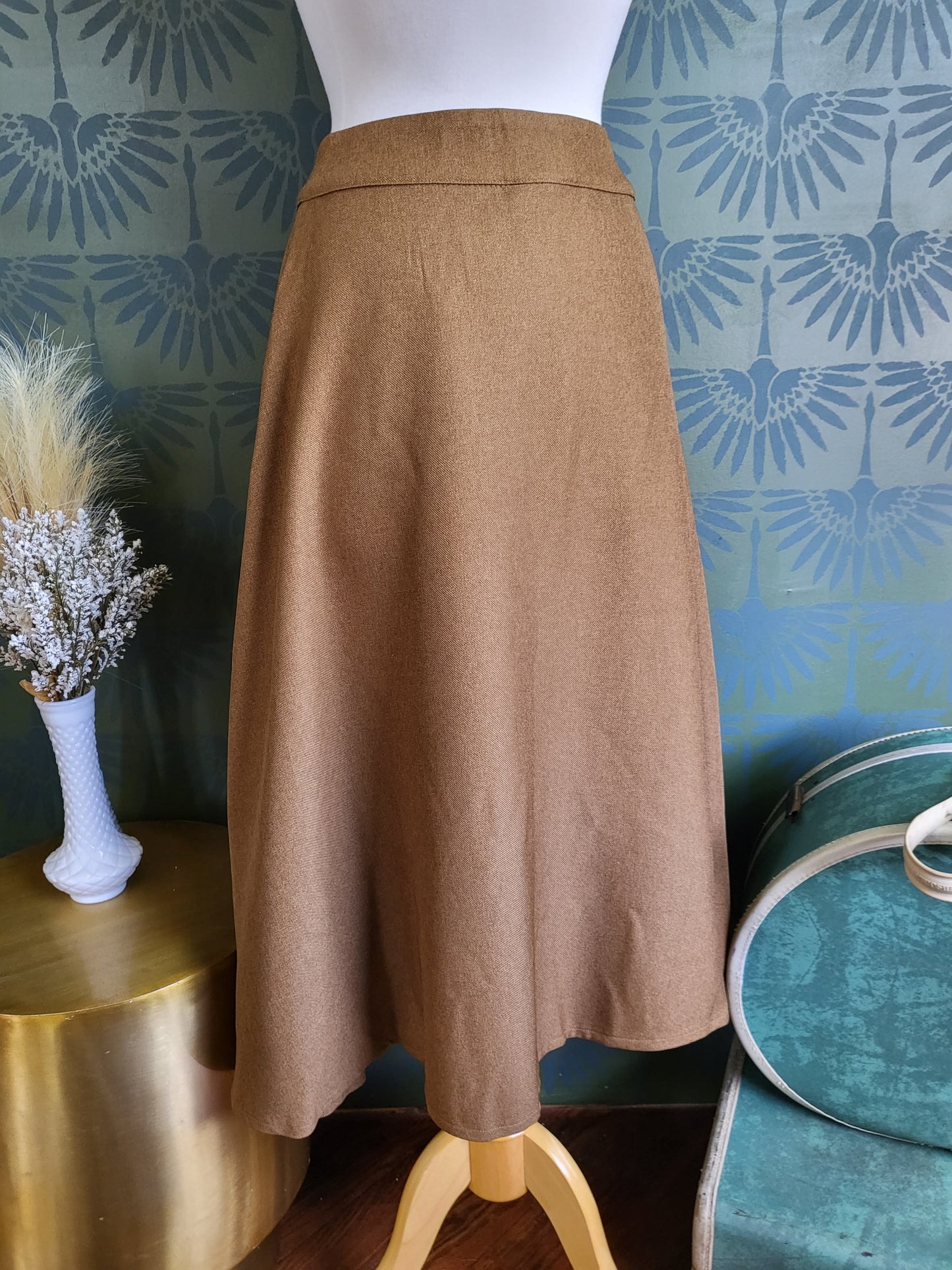 STYLE 4003 - Book Worm Woven Skirt (Camel)