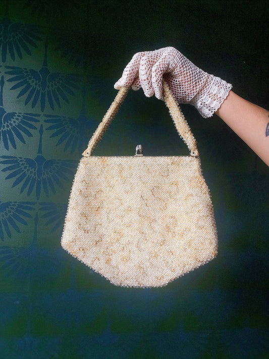 STYLE 2009 - Vintage 1950's Corde Beaded Bag by Lumured