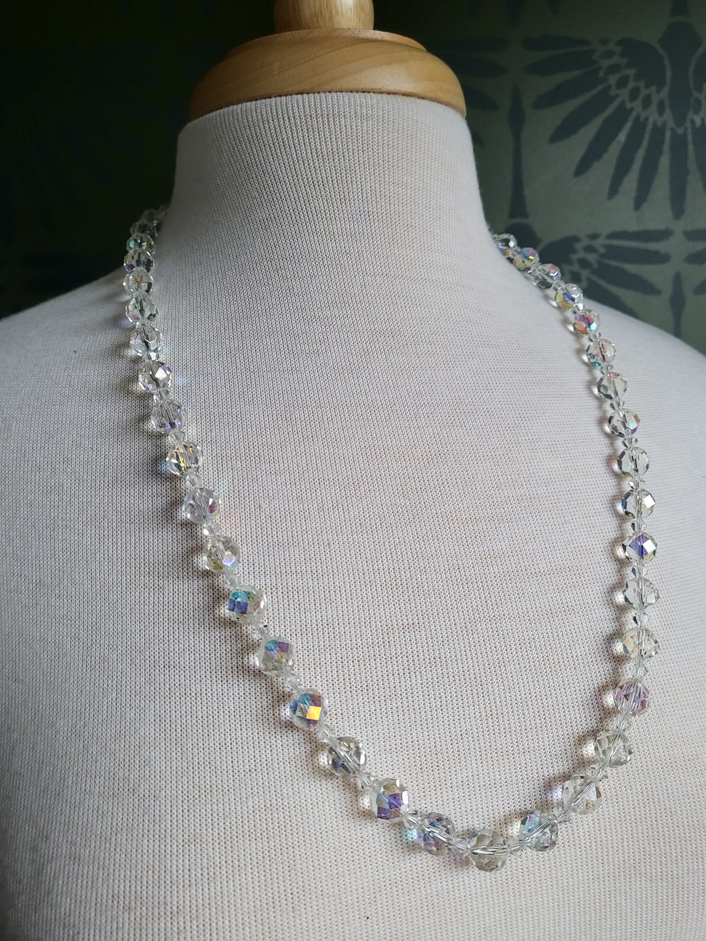 SOLD - Vintage Judy Lee Faux Crystal Necklace