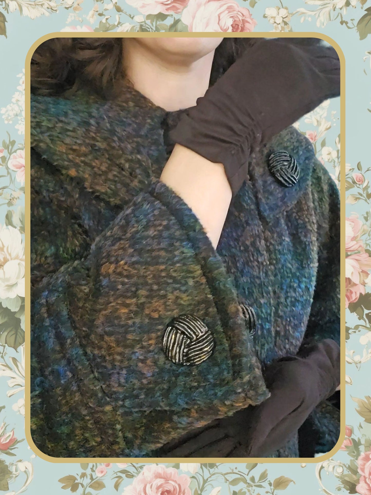 Vintage Tri-color Box Coat