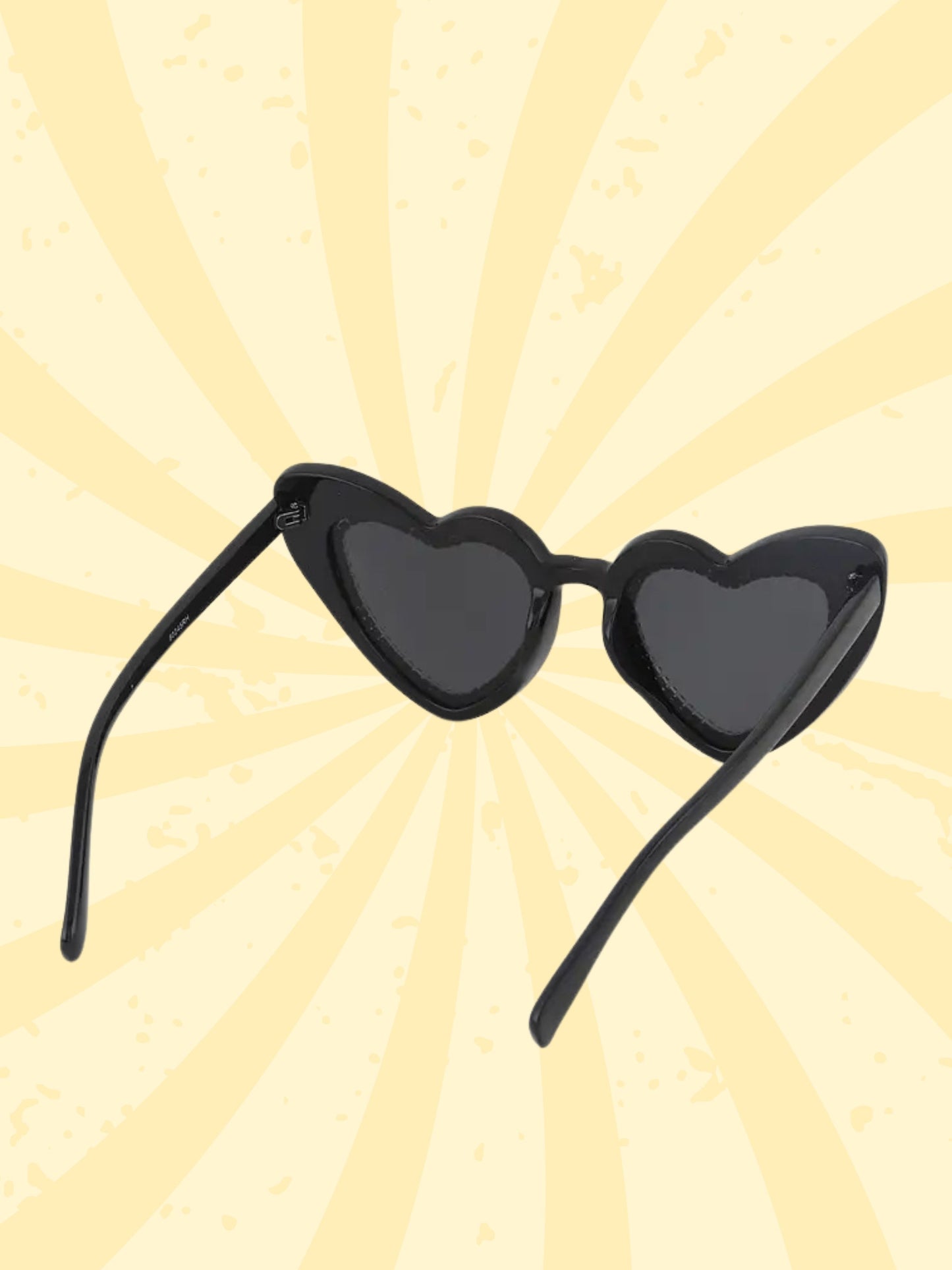 Retro Rhinestone Heart Sunnies