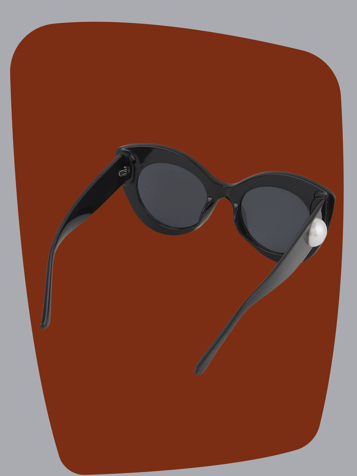 STYLE S015 - 1950's - 1960's Vintage Style Pearled Wide Cat Eye Sunnies