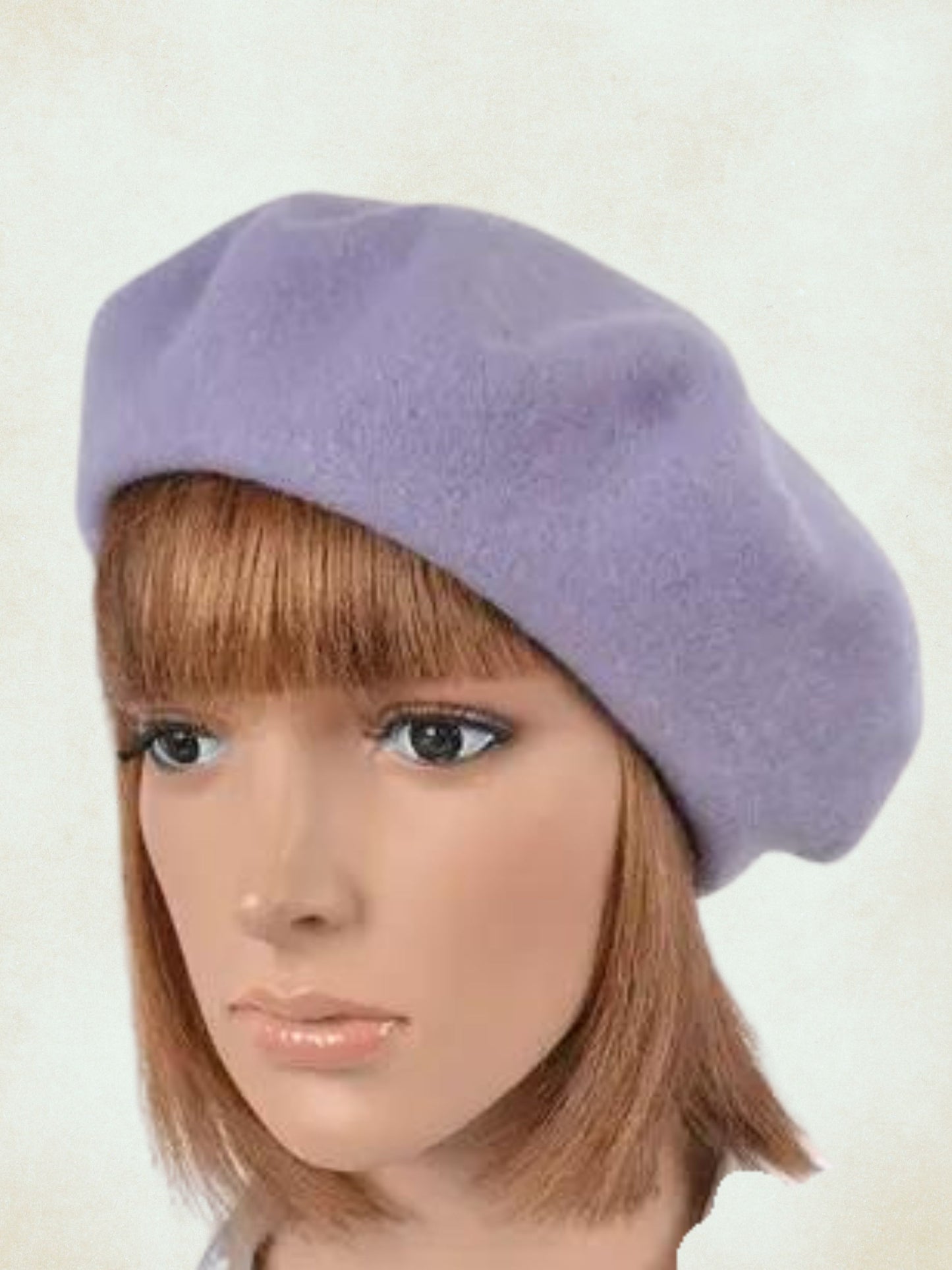 HAT1011 - Vintage Style Beret (Lavender)