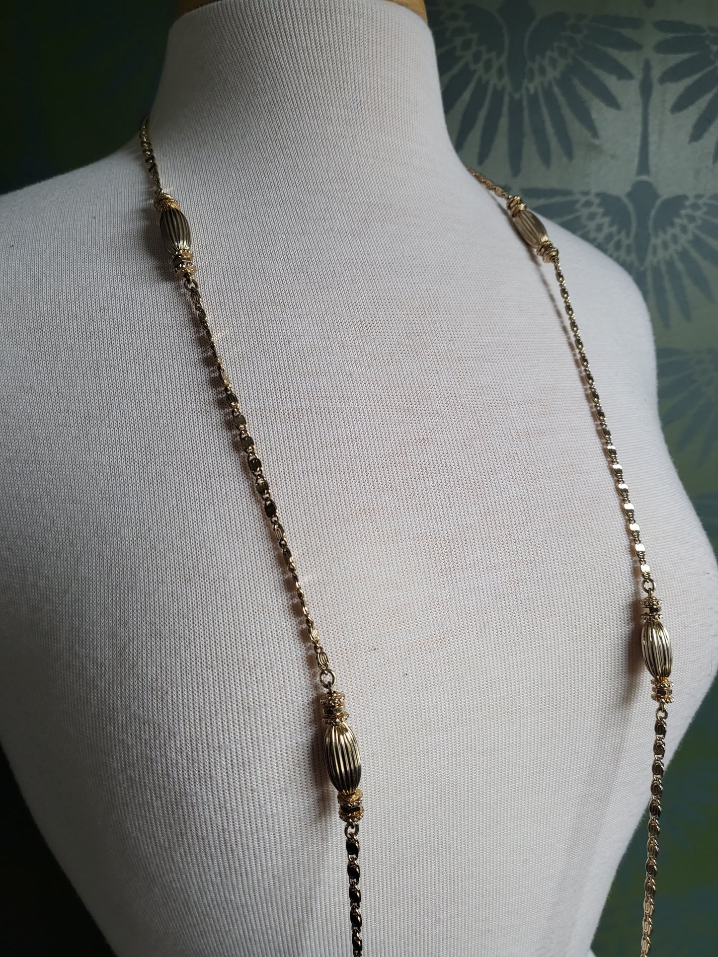 SOLD - Vintage Monet Gold Tone Link Chain Necklace