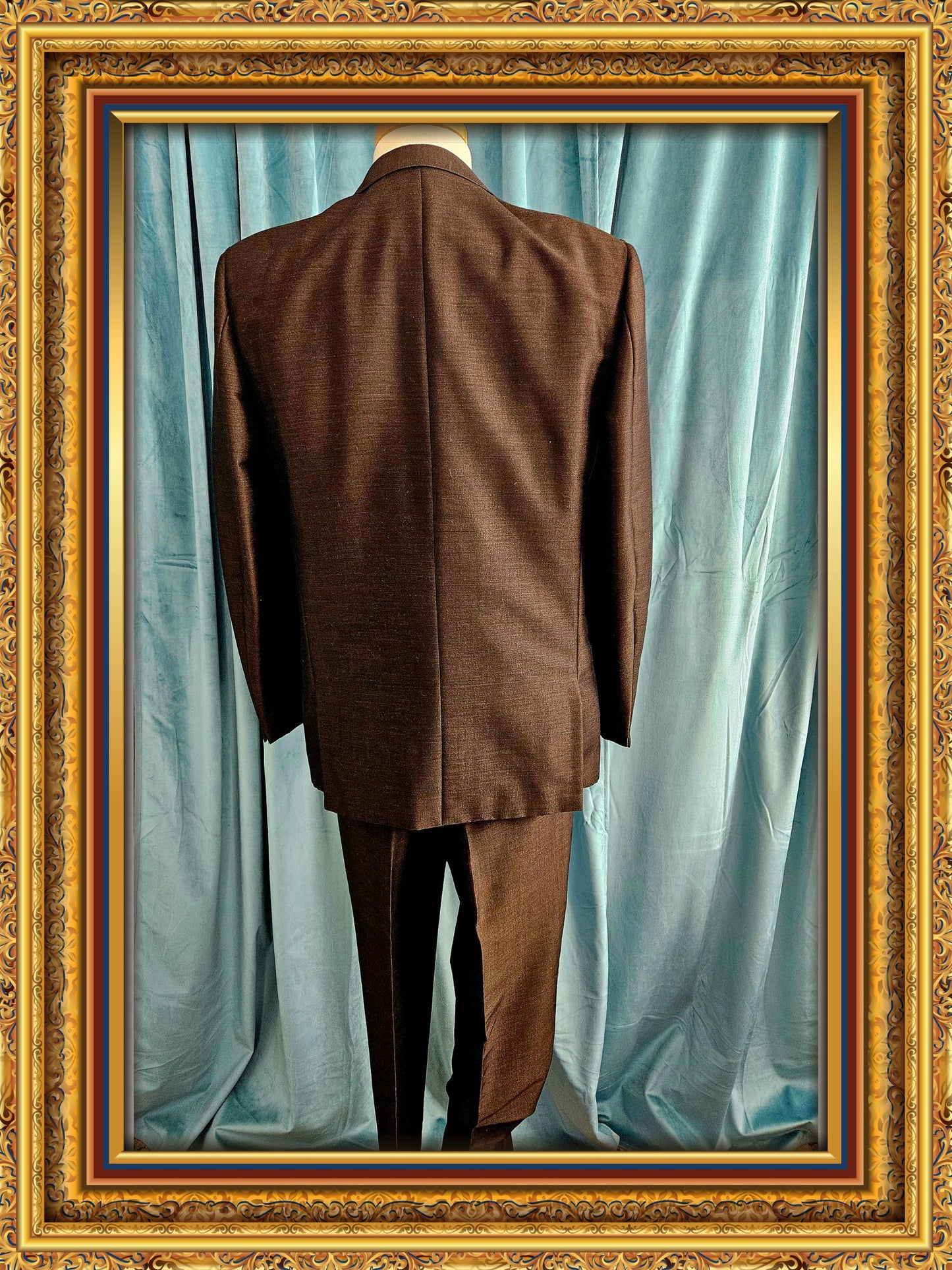 Style 8033 - Vintage "Louis Roths" Chocolate Brown Suit