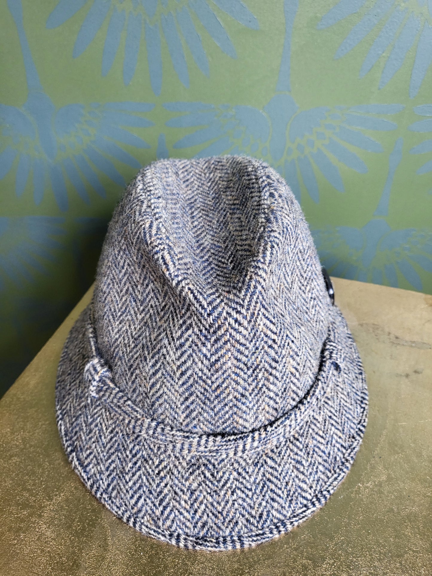 SOLD - Vintage Biltmore Hat Harris Tweed (Gray)