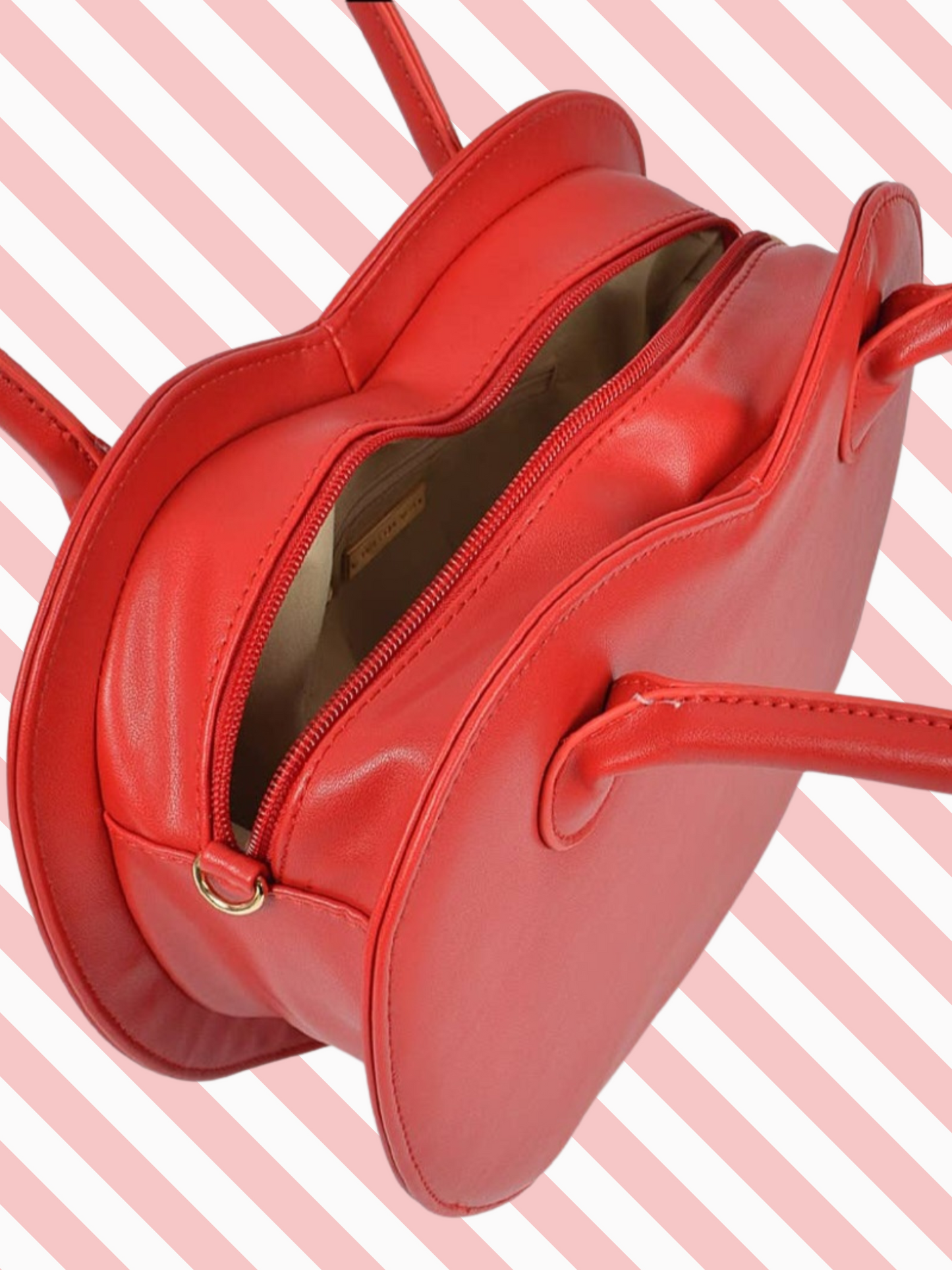 STYLE 2034 - Heart Shape Handbag (Red)