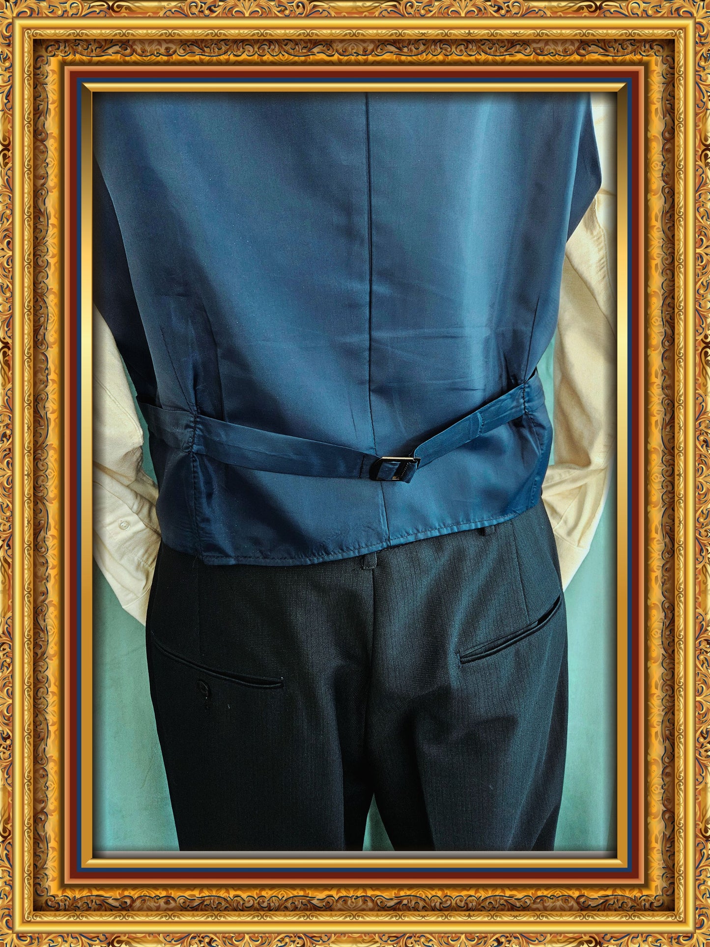 Style 8032 - Vintage Kauffman's Navy Blue Suit