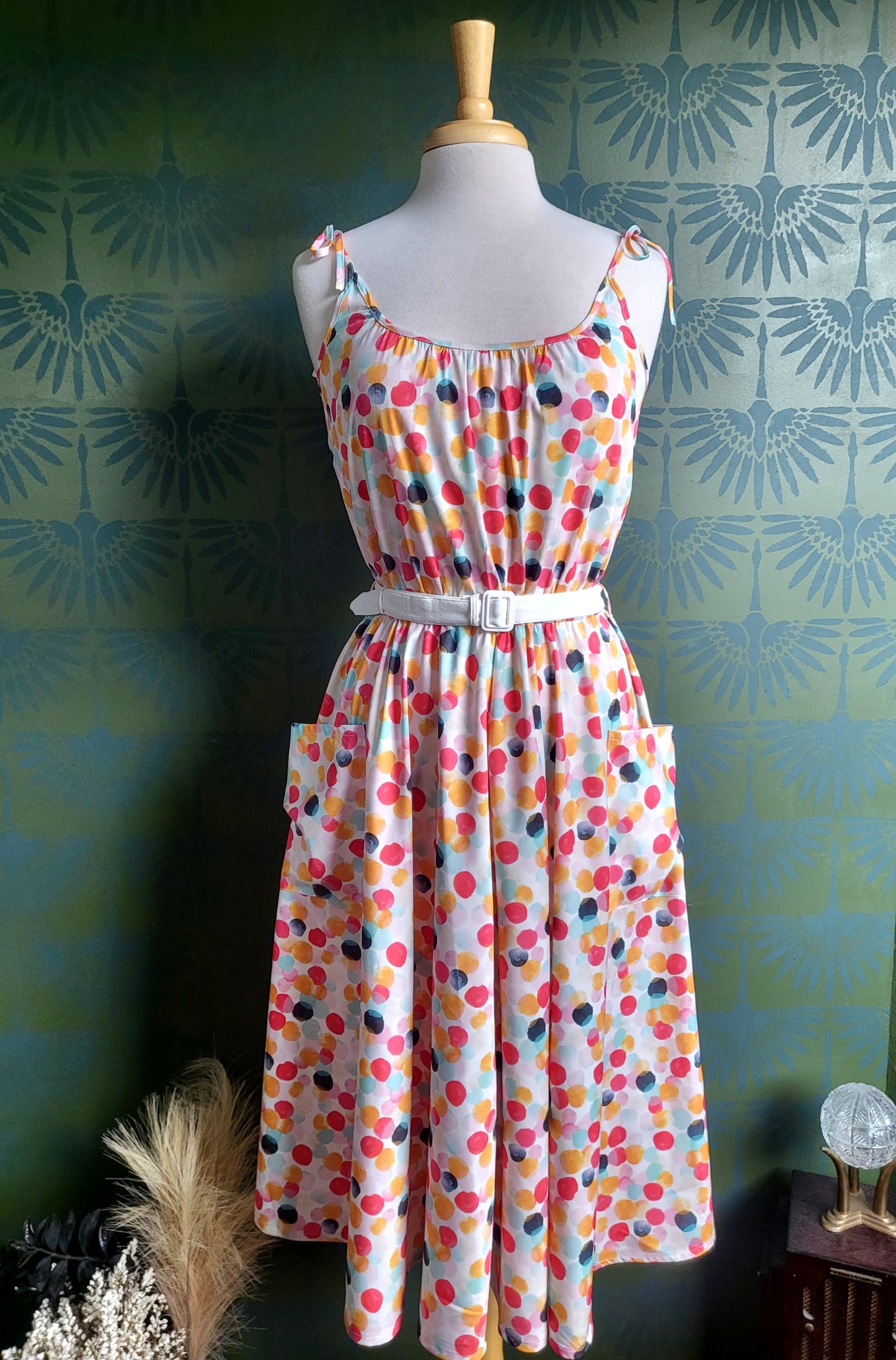 Suzy Sun Dress in Bubblegum Print