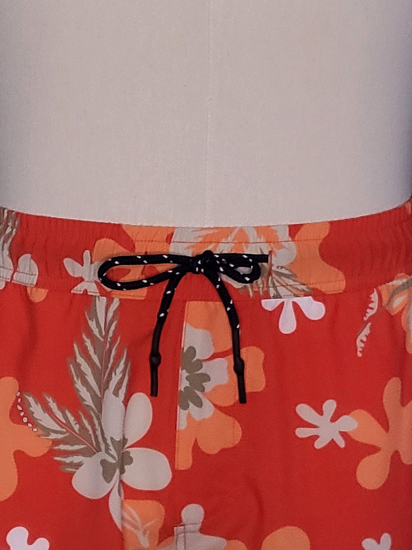 Jimmy Floral Lined Volley Swim Trucks - Tiger Lily