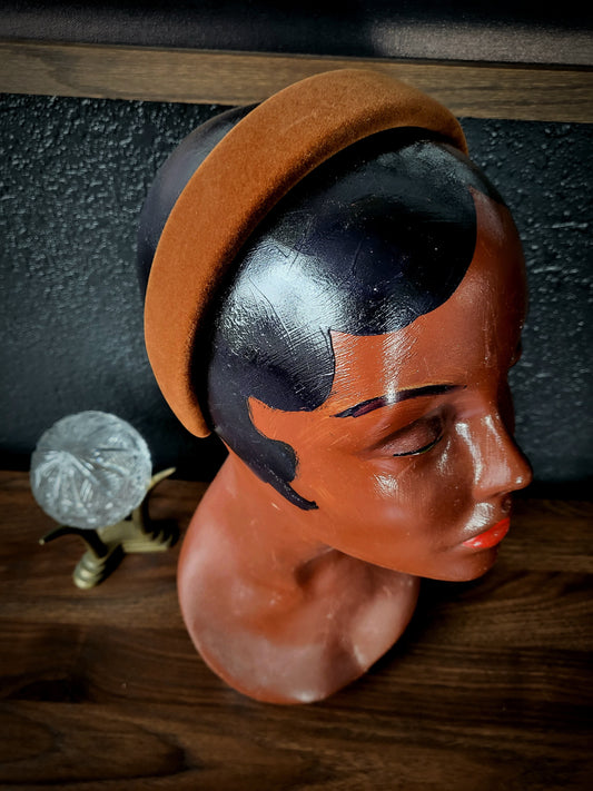 Sabrina's Velvet Headband - Copper