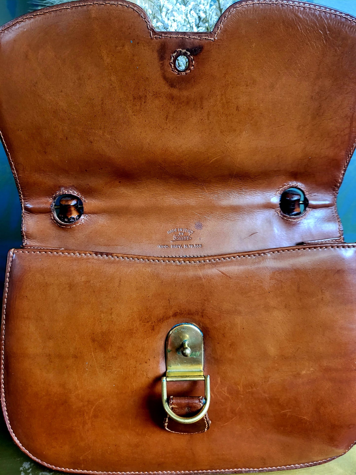 SOLD - Vintage Gucci Leather Handbag