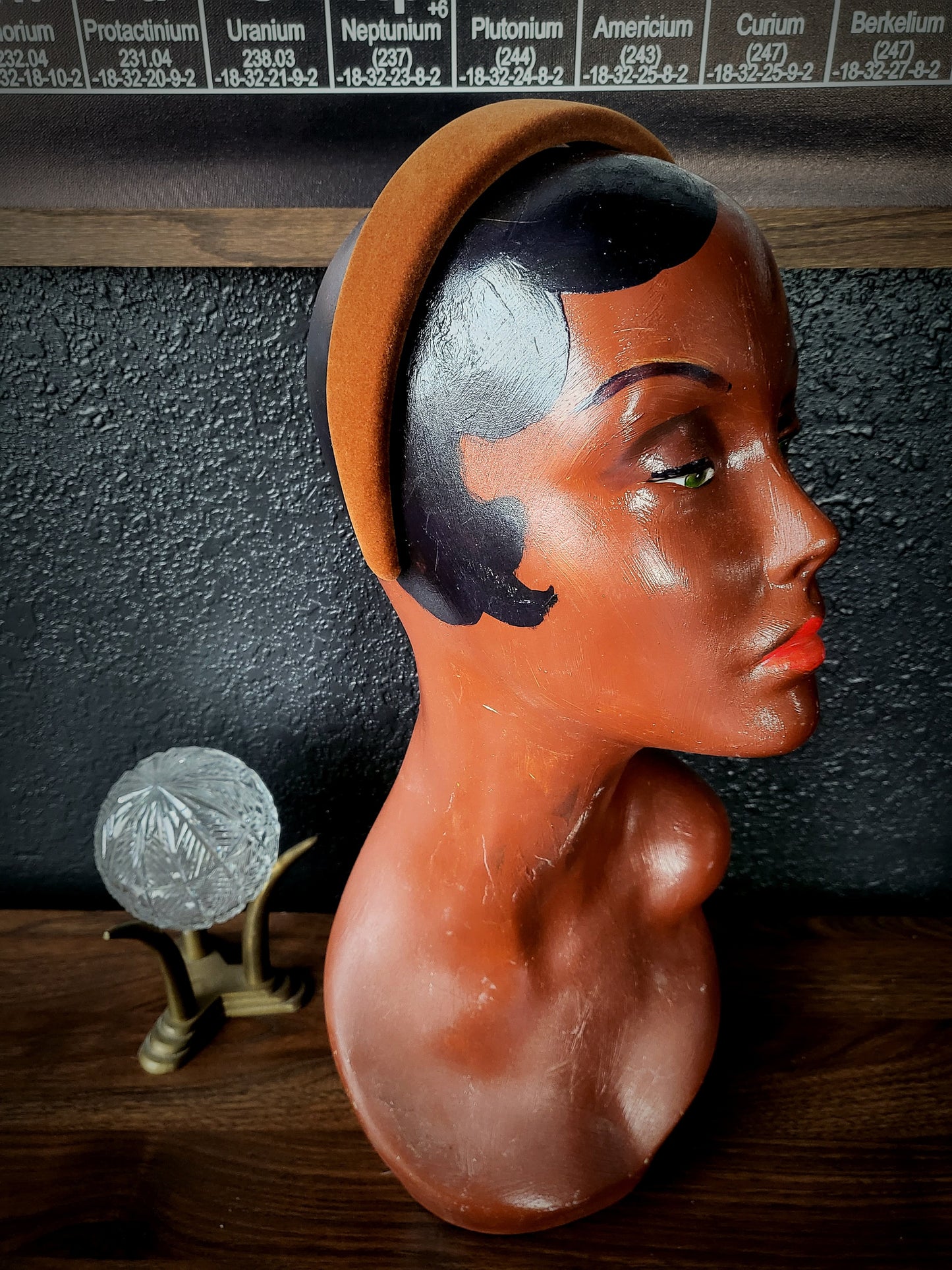 Sabrina's Velvet Headband - Copper