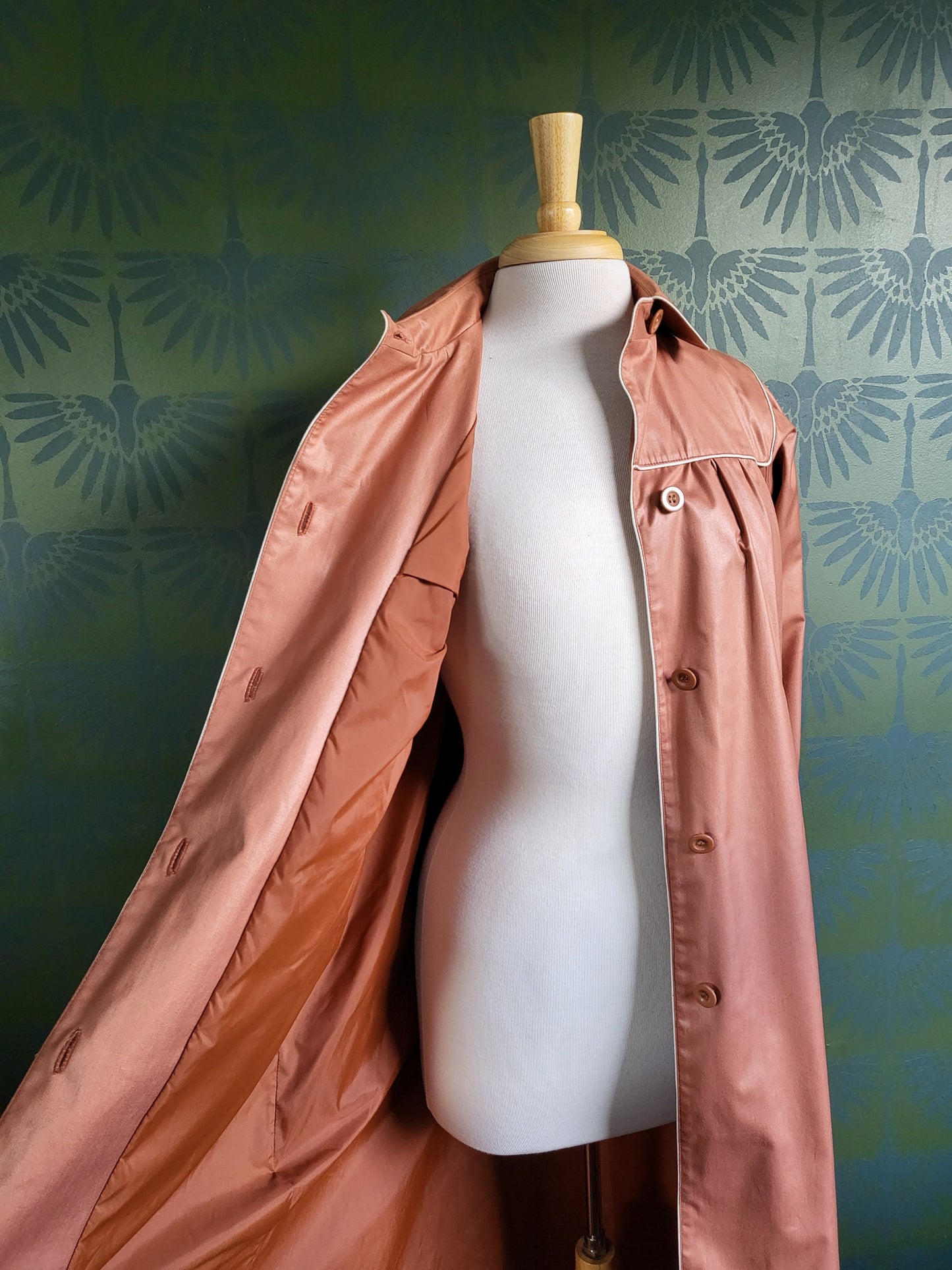 Vintage London Fog Rose Pink Coat