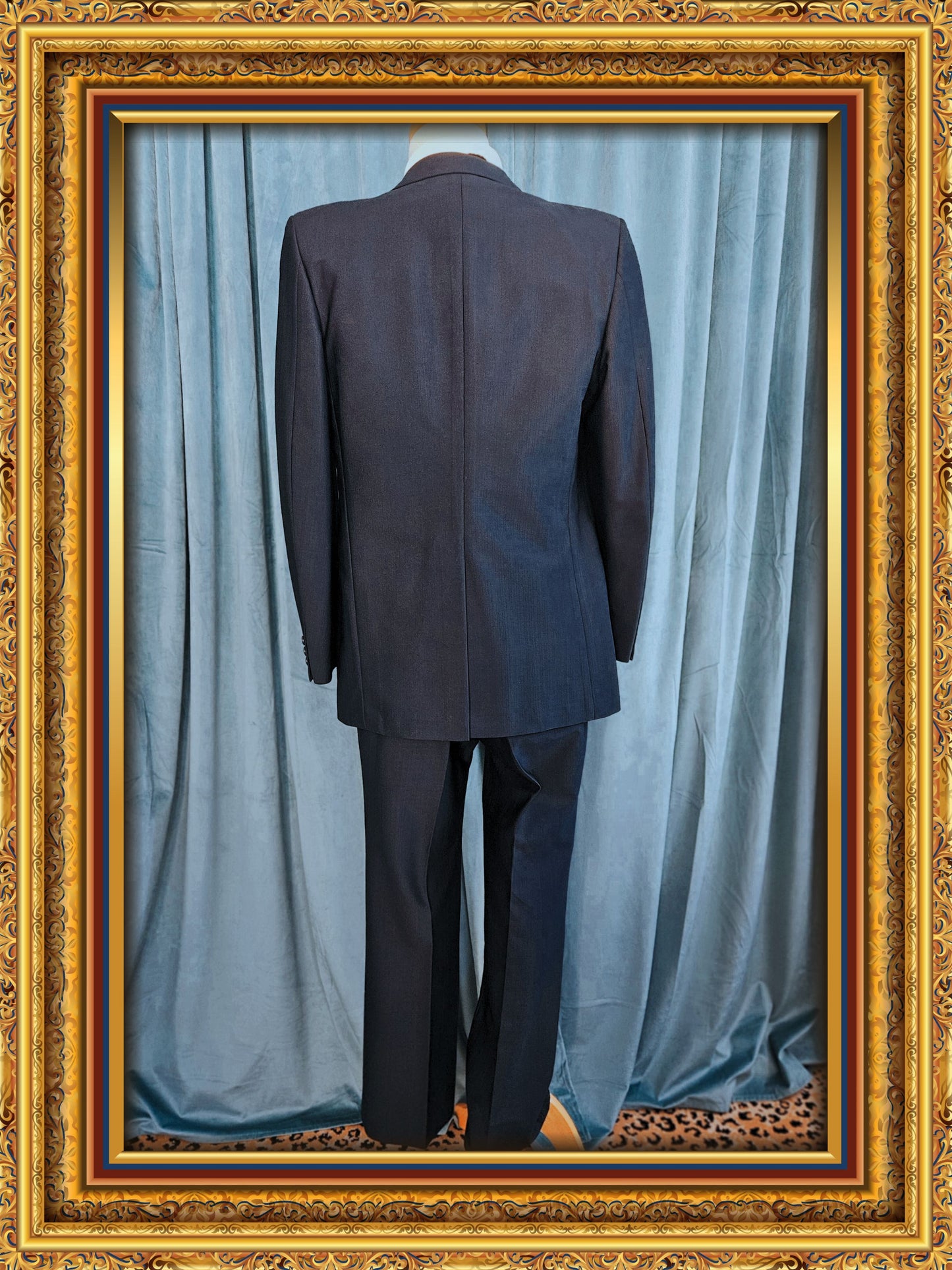 Style 8032 - Vintage Kauffman's Navy Blue Suit