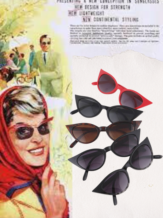 STYLE S014 - 1950's Vintage Style Cat Eye Sunnies