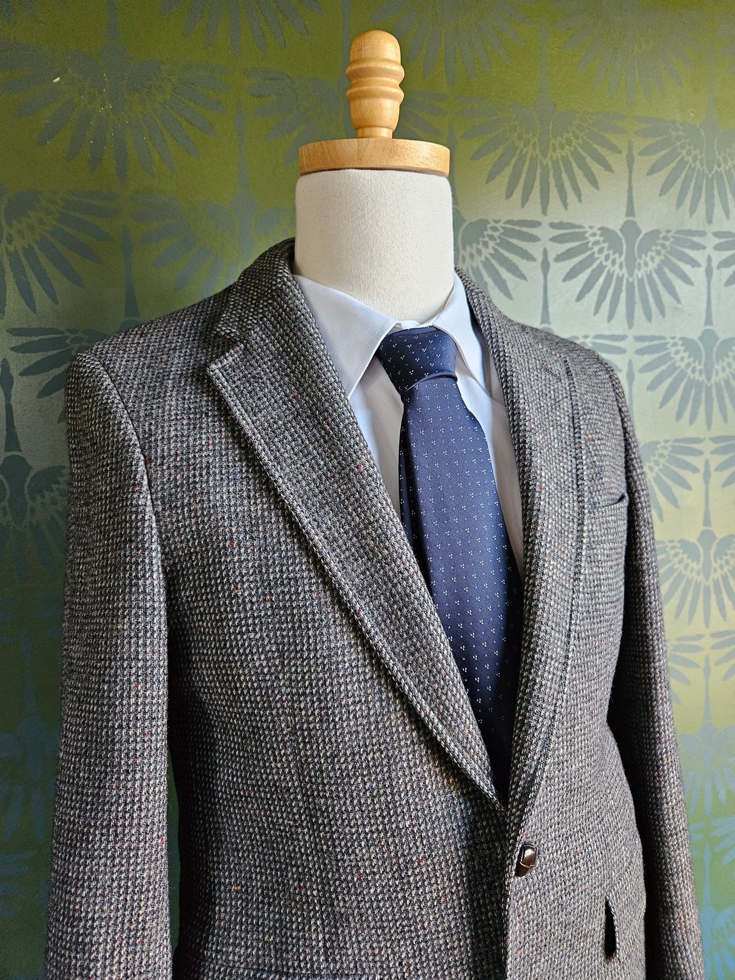 STYLE 8011 - Vintage "Palm Beach" Gray Wool Sport Coat