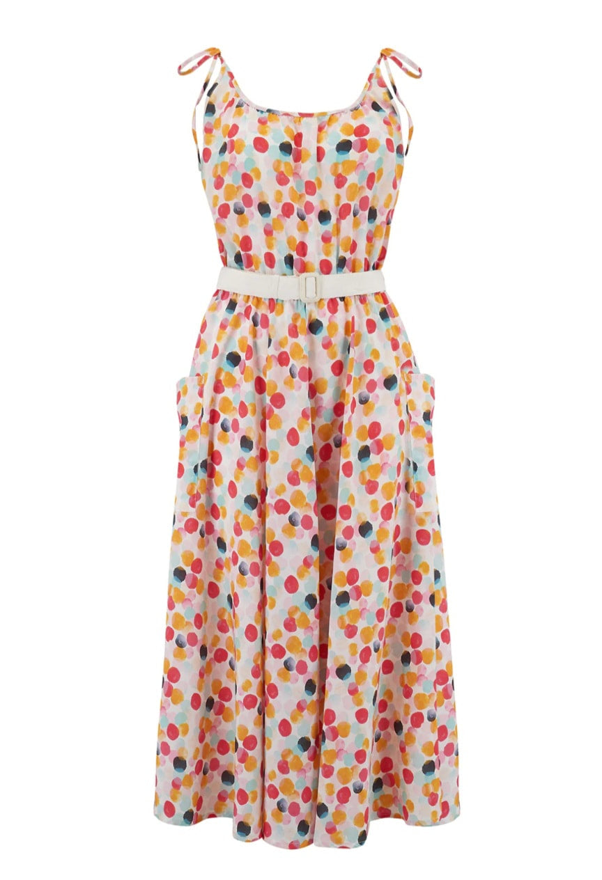 Suzy Sun Dress in Bubblegum Print