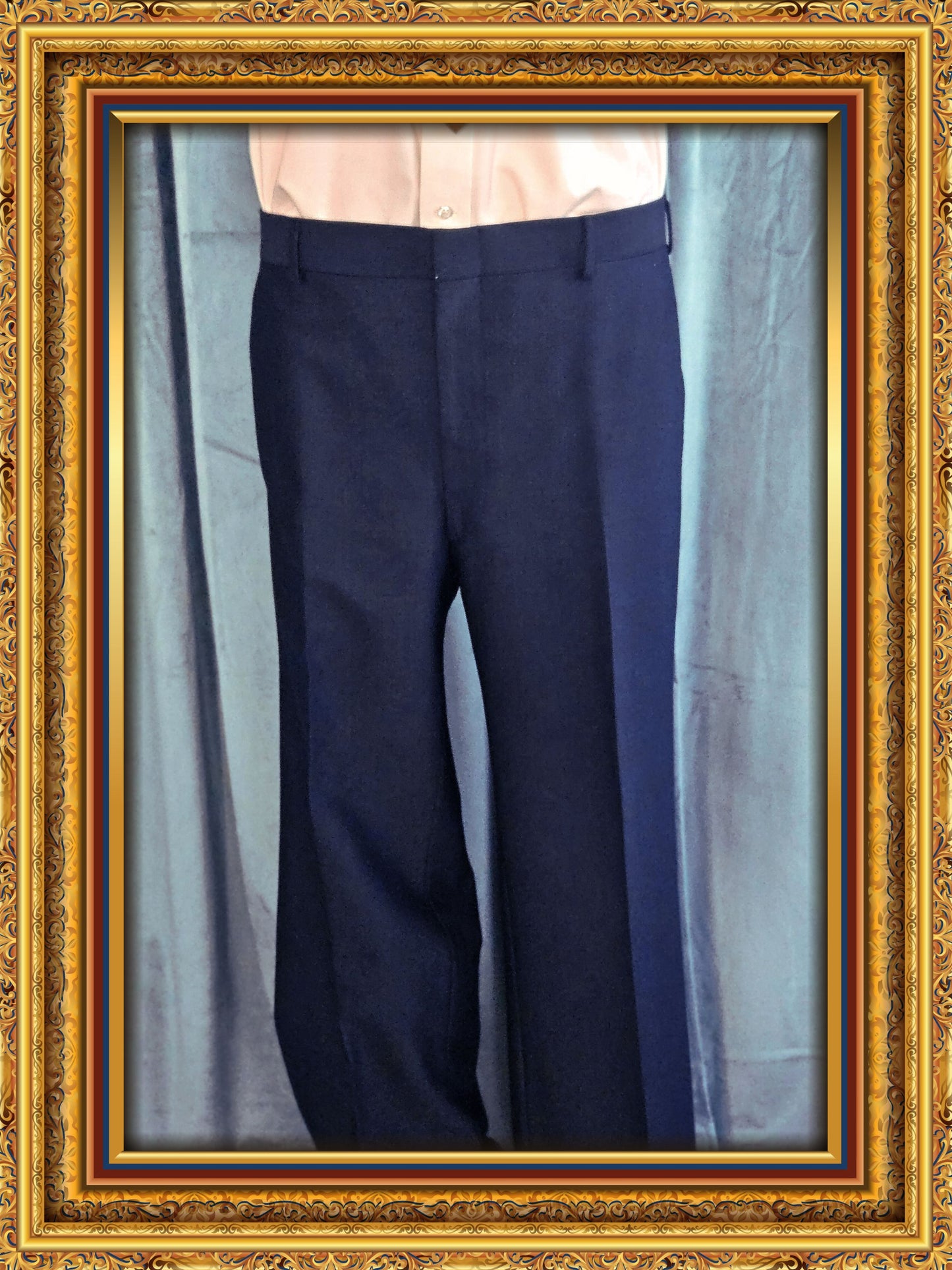 Style 8032 - Vintage Kauffman's Navy Blue Suit