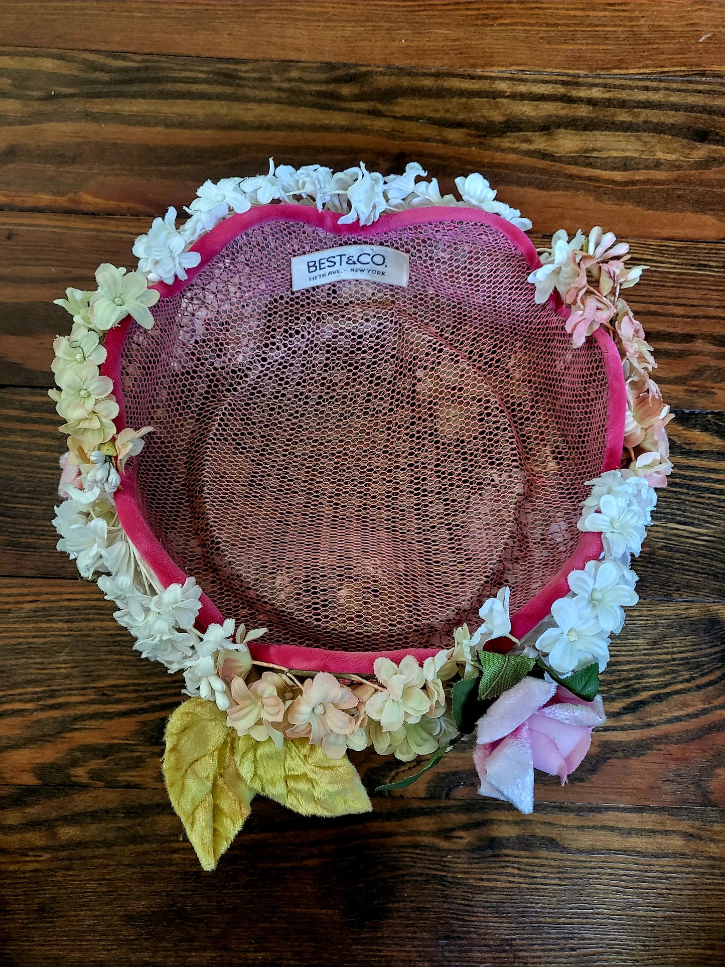 SOLD - Vintage Best & Co (Fifth Ave - New York) Floral Topper