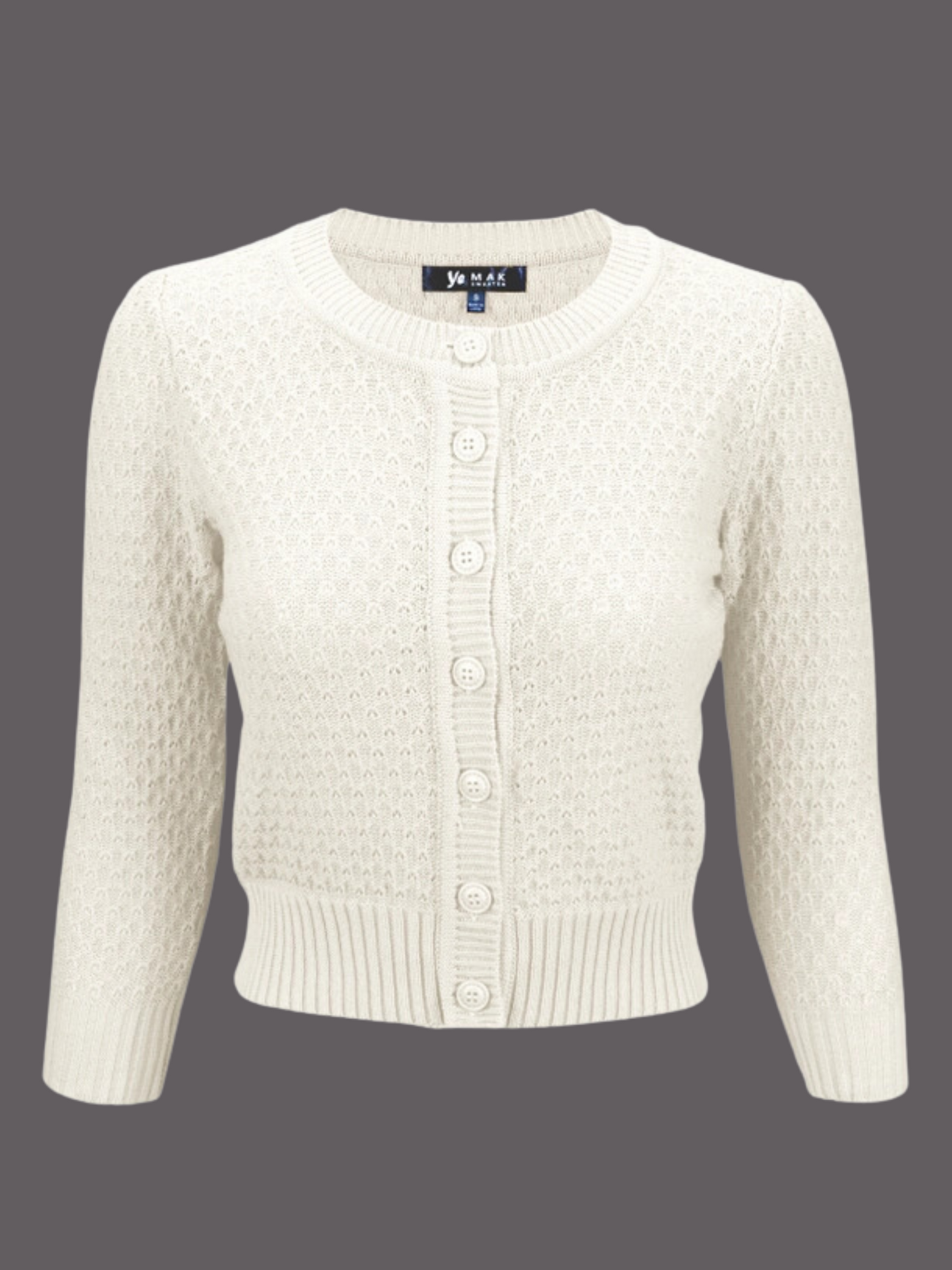 STYLE 5017 - Knit Cardigan (Ivory)