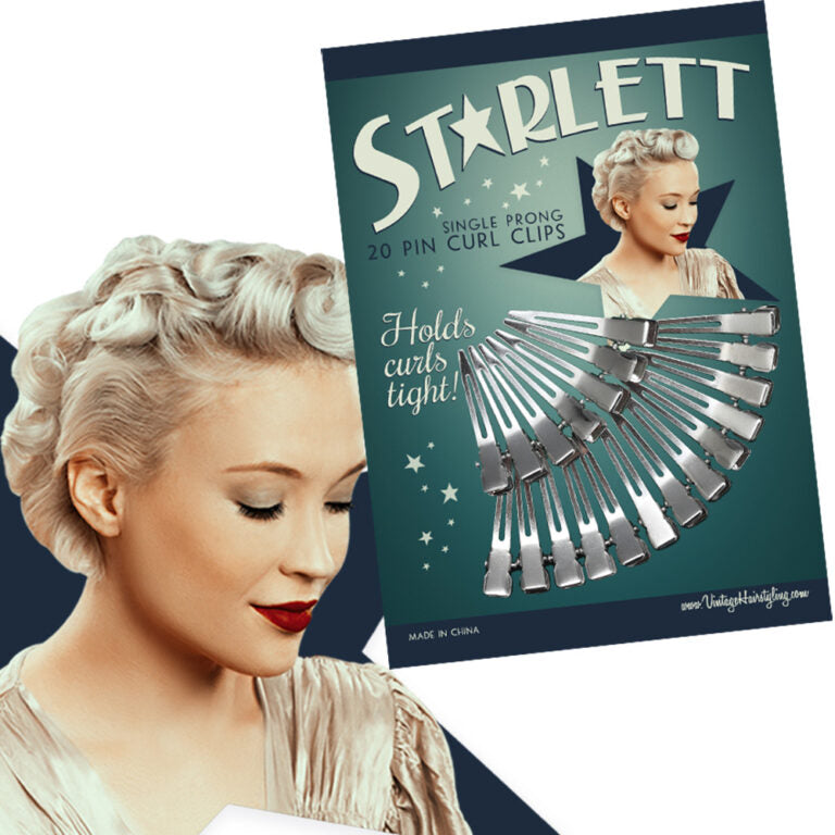 Starlett Single Prong Pin Curl Clips